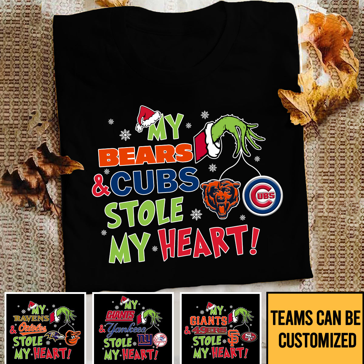 My Teams Stole My Heart Shirt - Customized Shirt