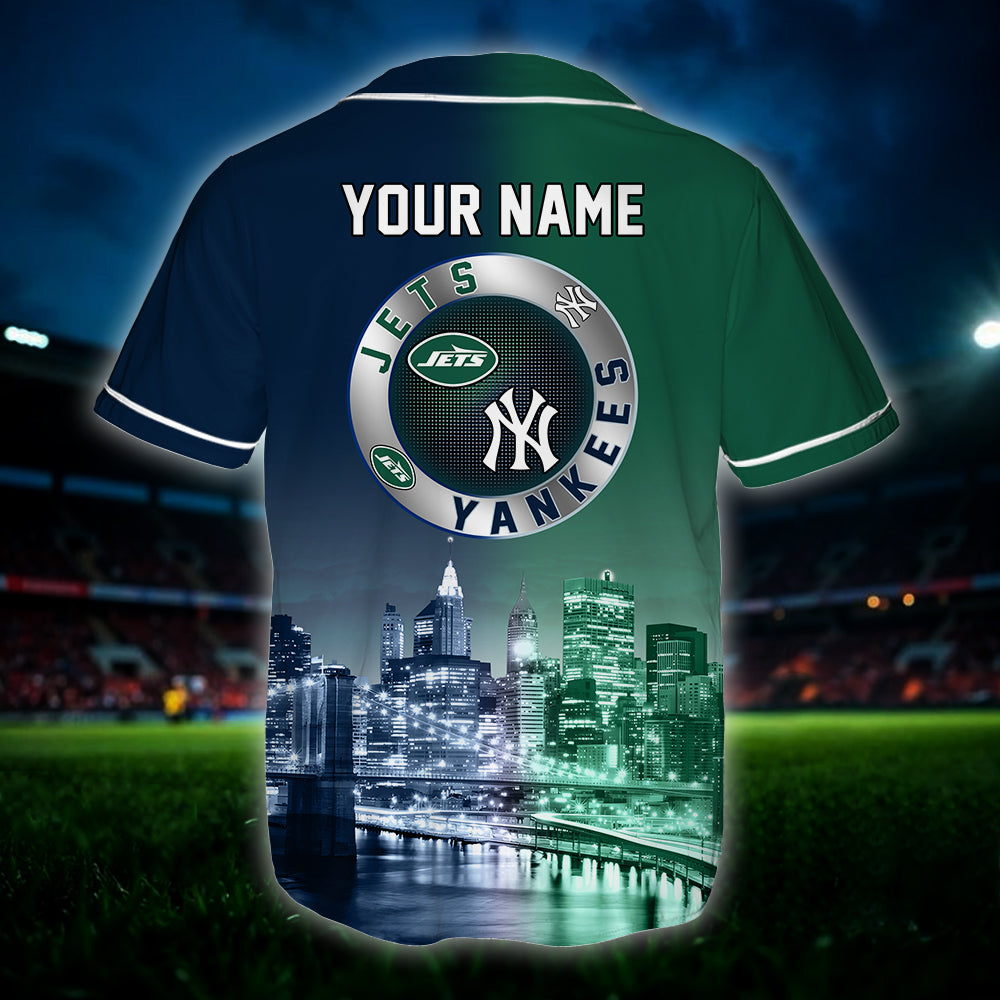 New York Baseball Jersey - Customized Jersey - JYK