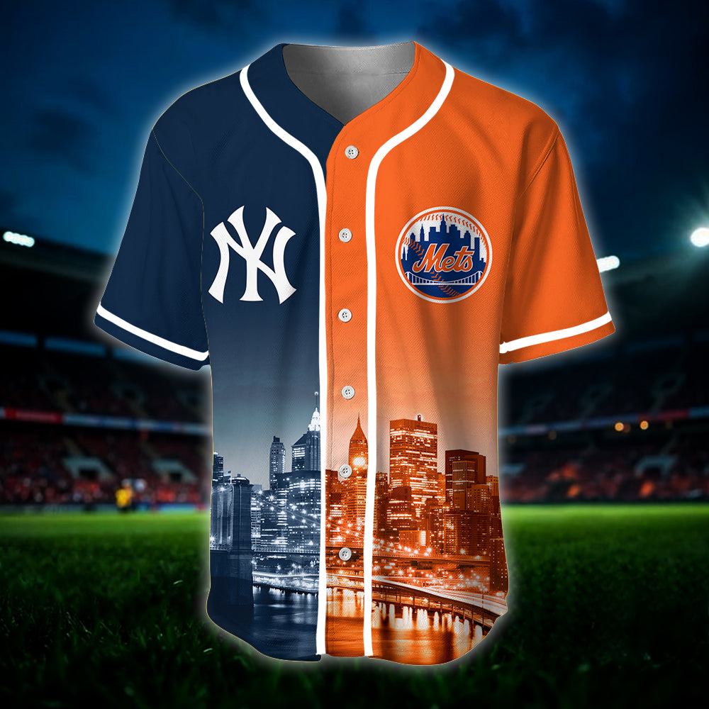 New York Baseball Jersey - Customized Jersey - YKM