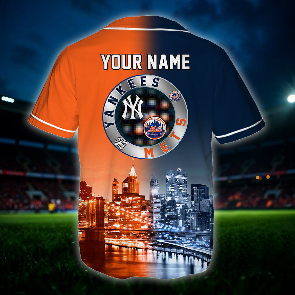 New York Baseball Jersey - Customized Jersey - YKM