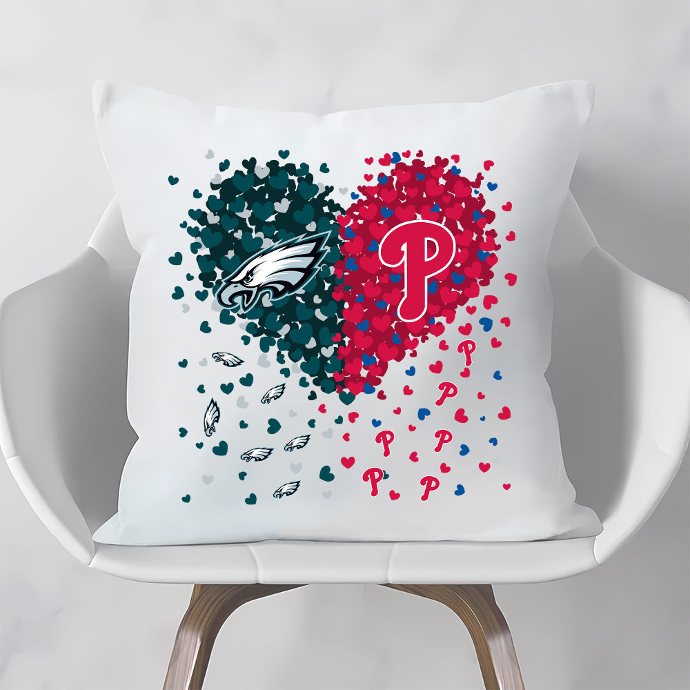 Heart Love Pillow - One Side Print (Insert Included) - PLDPAEG, PLDPAPL
