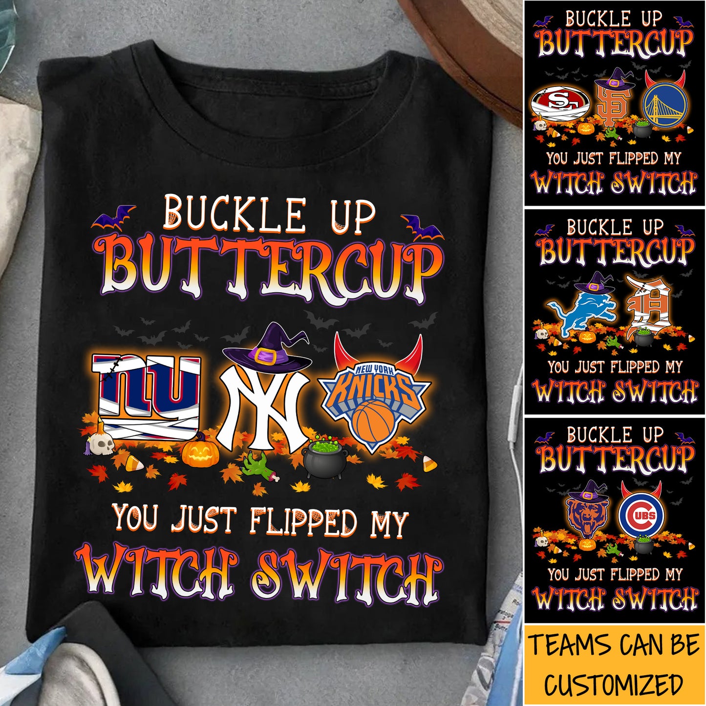 Buckle Up Buttercup Halloween Shirt - Customized Shirt