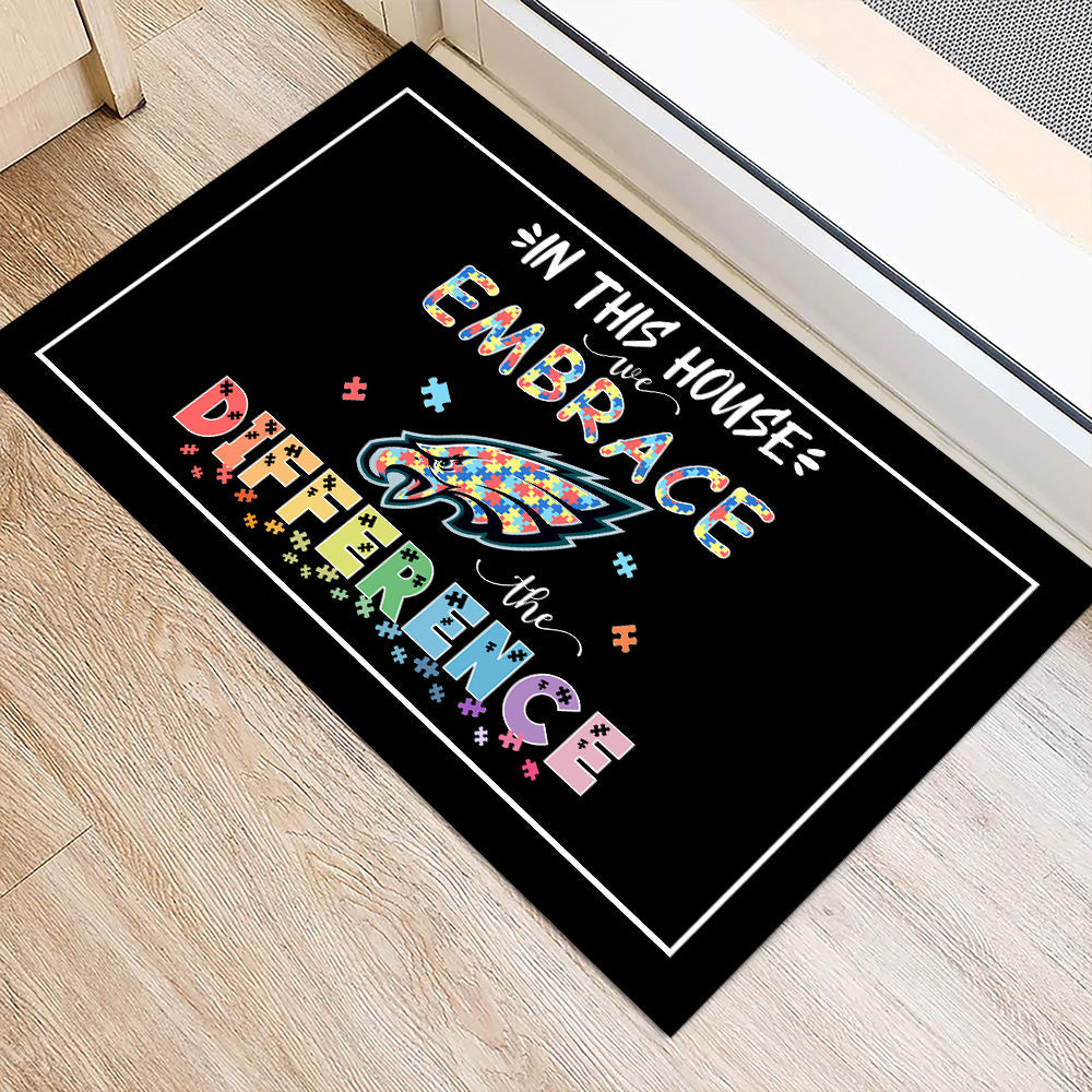 Embrace The Difference Doormat - Anti Slip Indoor Doormat - PLDPAEG