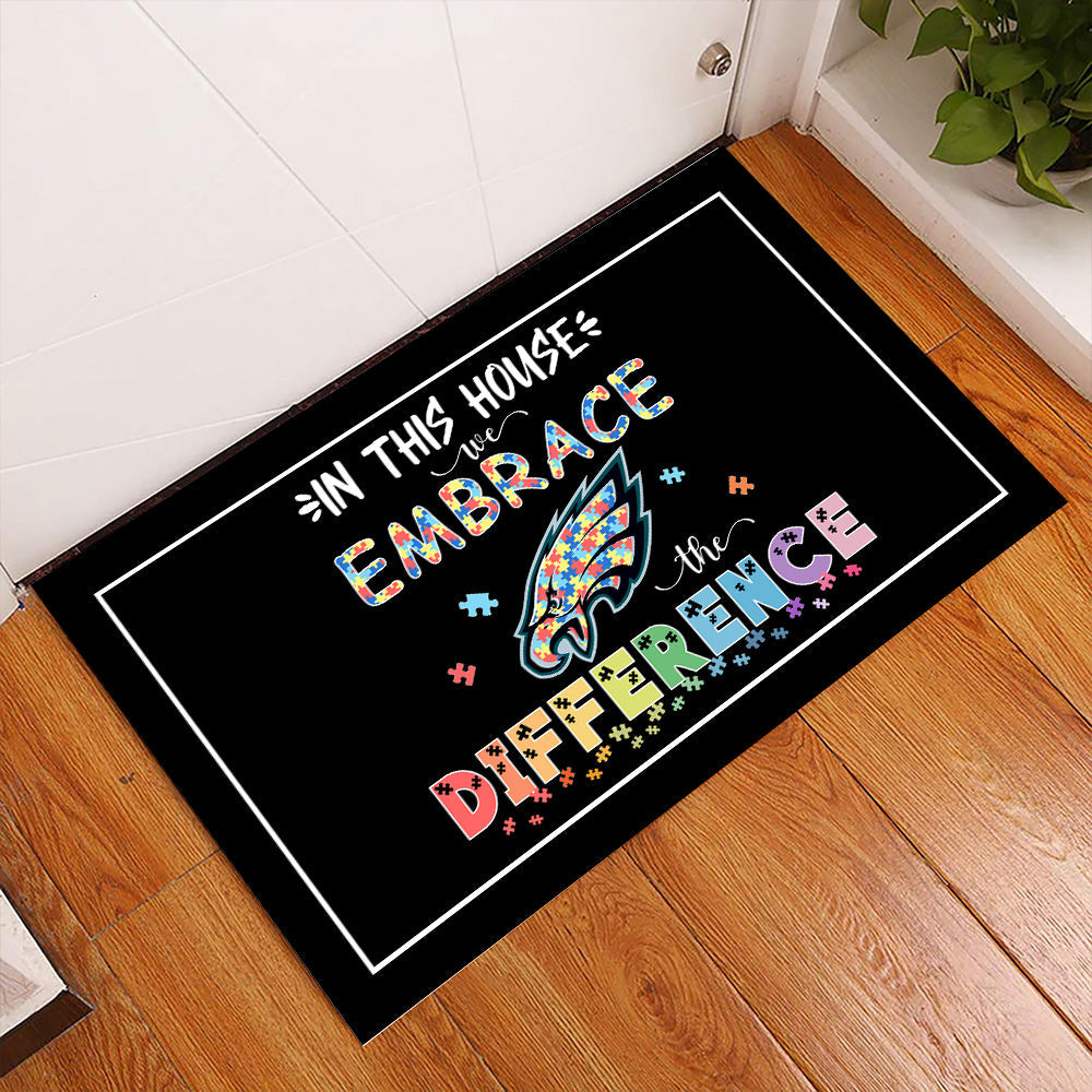 Embrace The Difference Doormat - Anti Slip Indoor Doormat - PLDPAEG