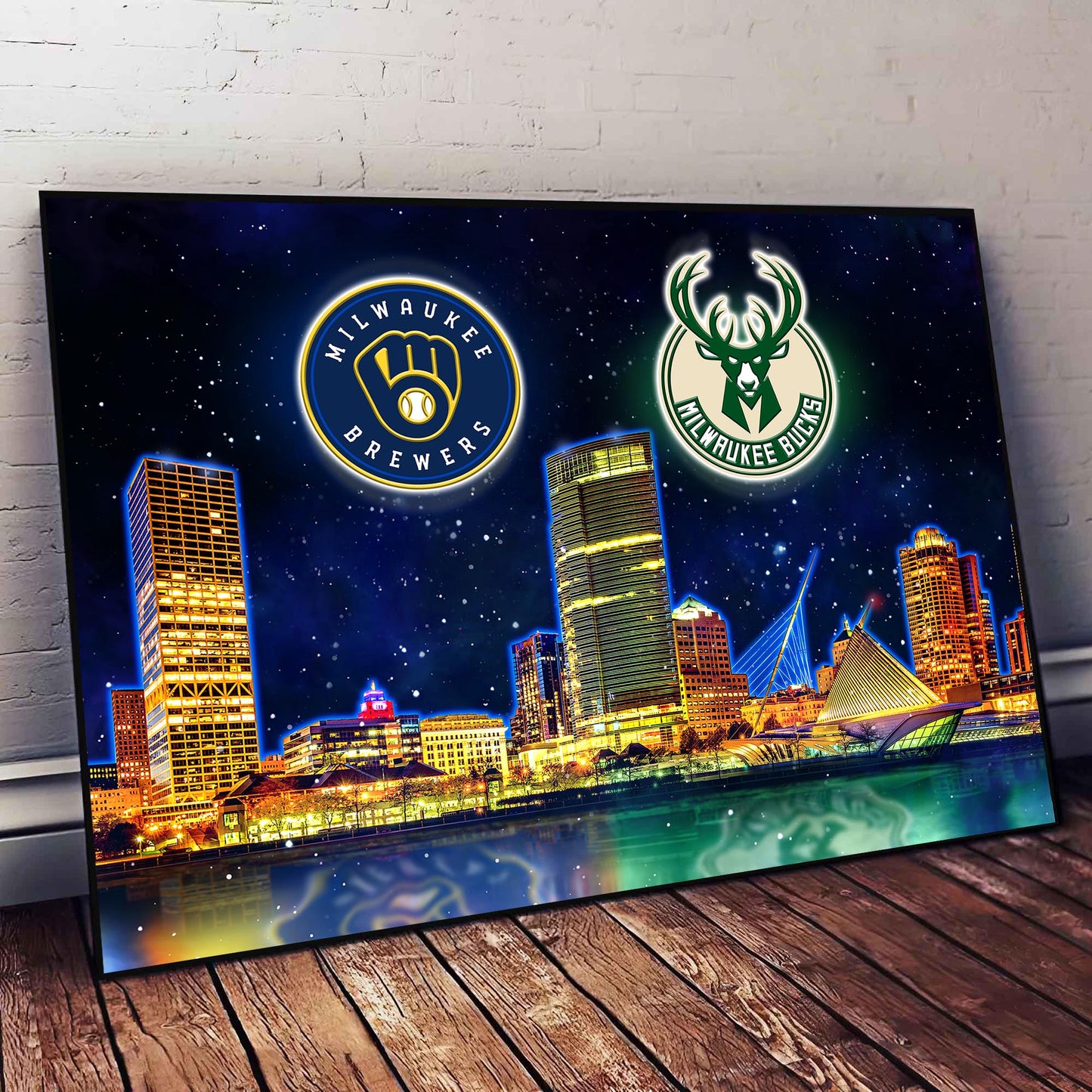 Milwaukee Skyline Unframed Poster, Wall Art