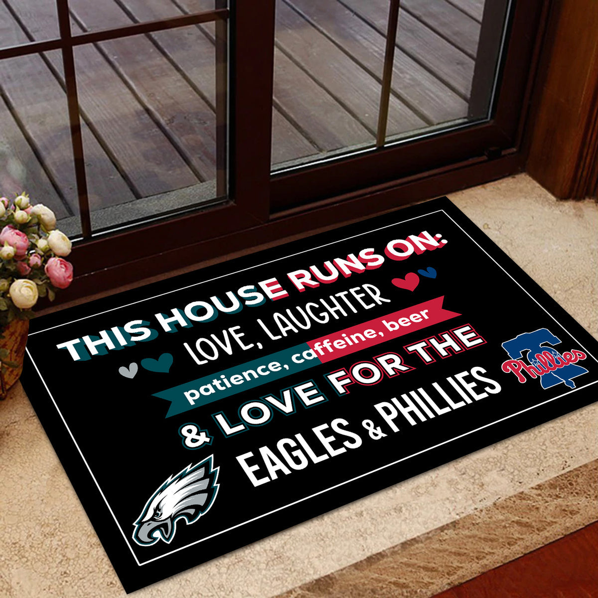 This House Runs On PLDPEG & PLDPL - Anti Slip Indoor Doormat