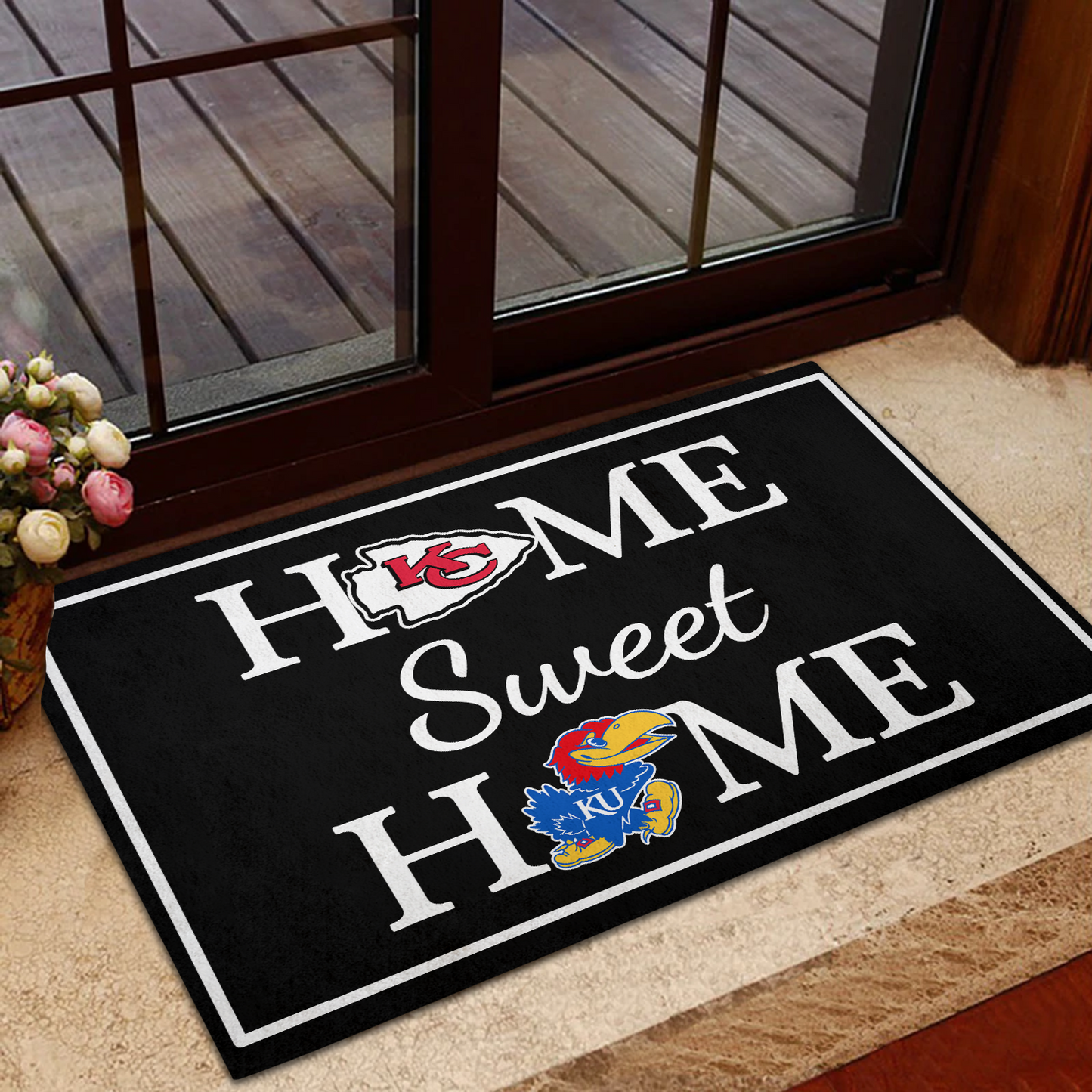 Home Sweet Home - Customized Doormat For Dustin Link - Anti Slip Indoor Doormat