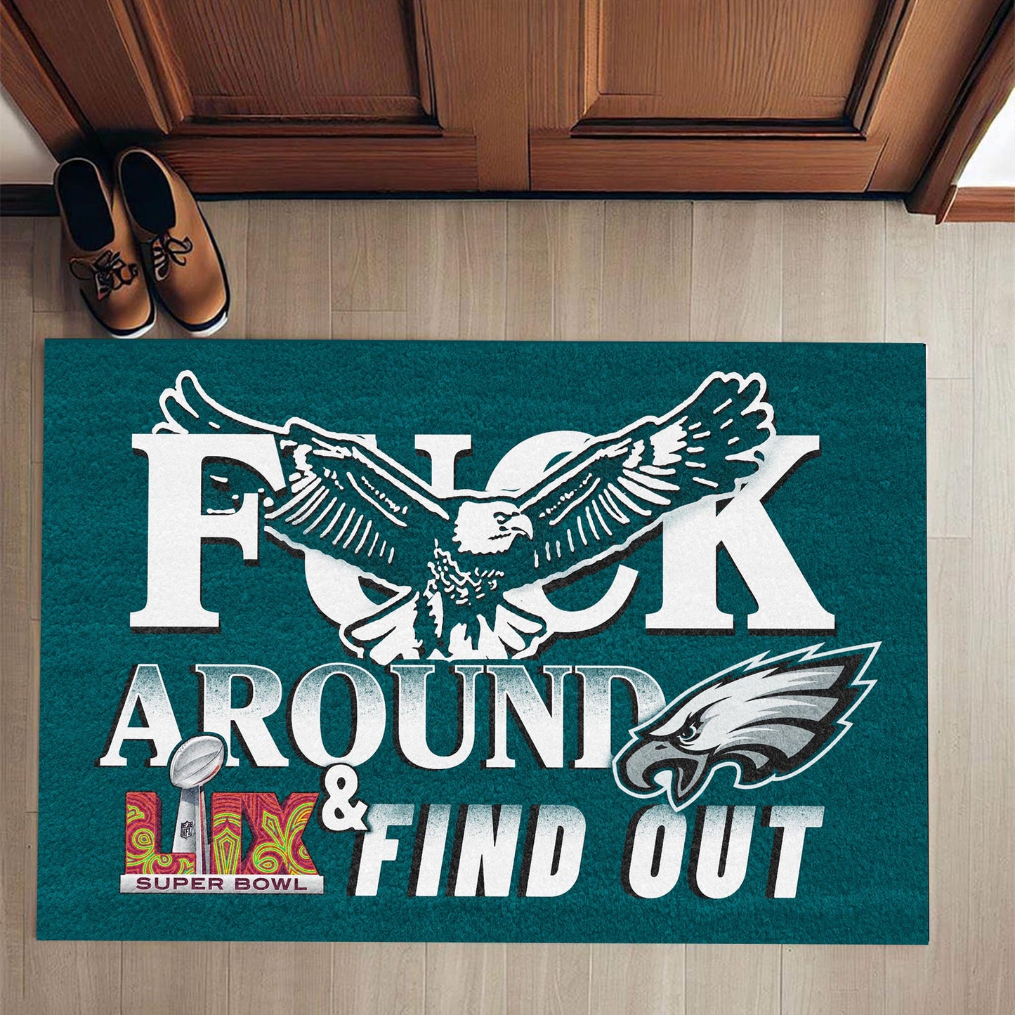 F**K Around And Find Out - Anti Slip Indoor Doormat - PLDPAEG