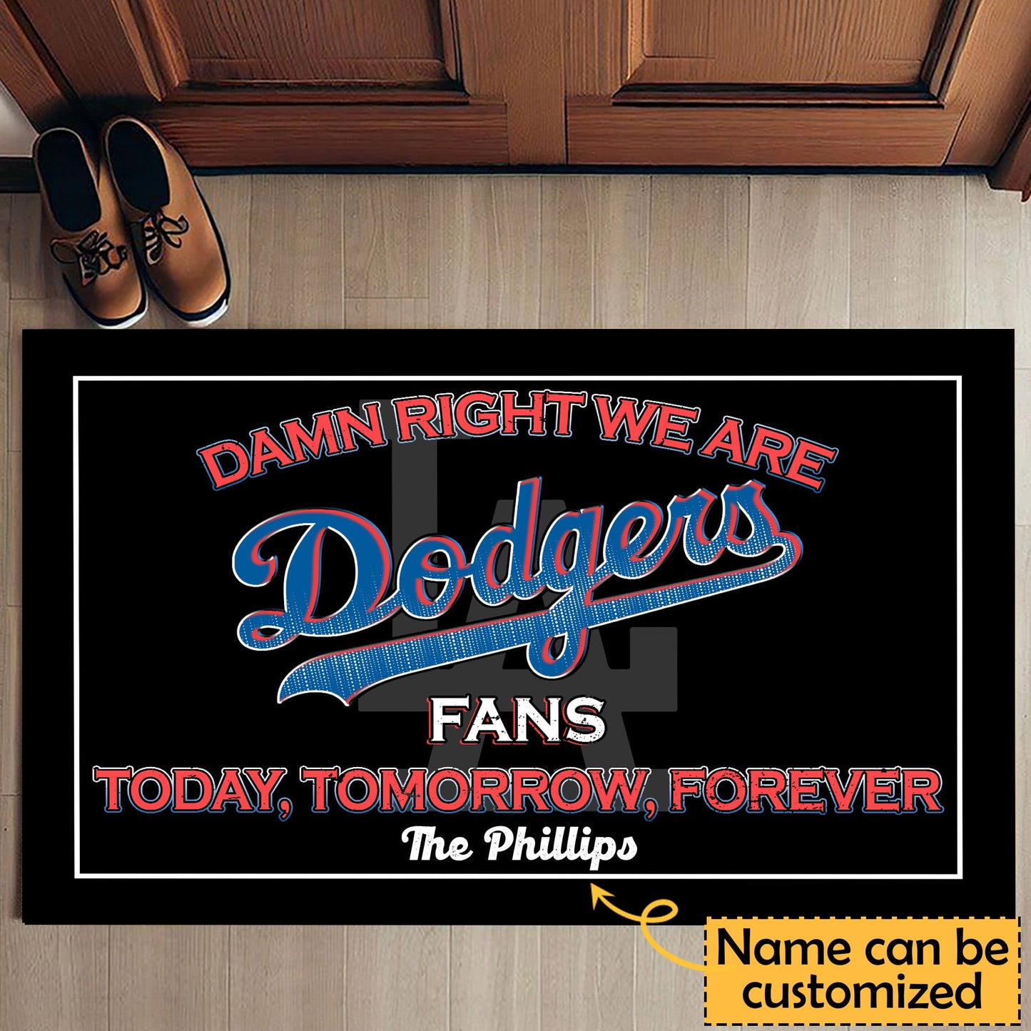 We Are Fans Today Tomorrow Forever Doormat - Anti Slip Indoor Doormat - LADG