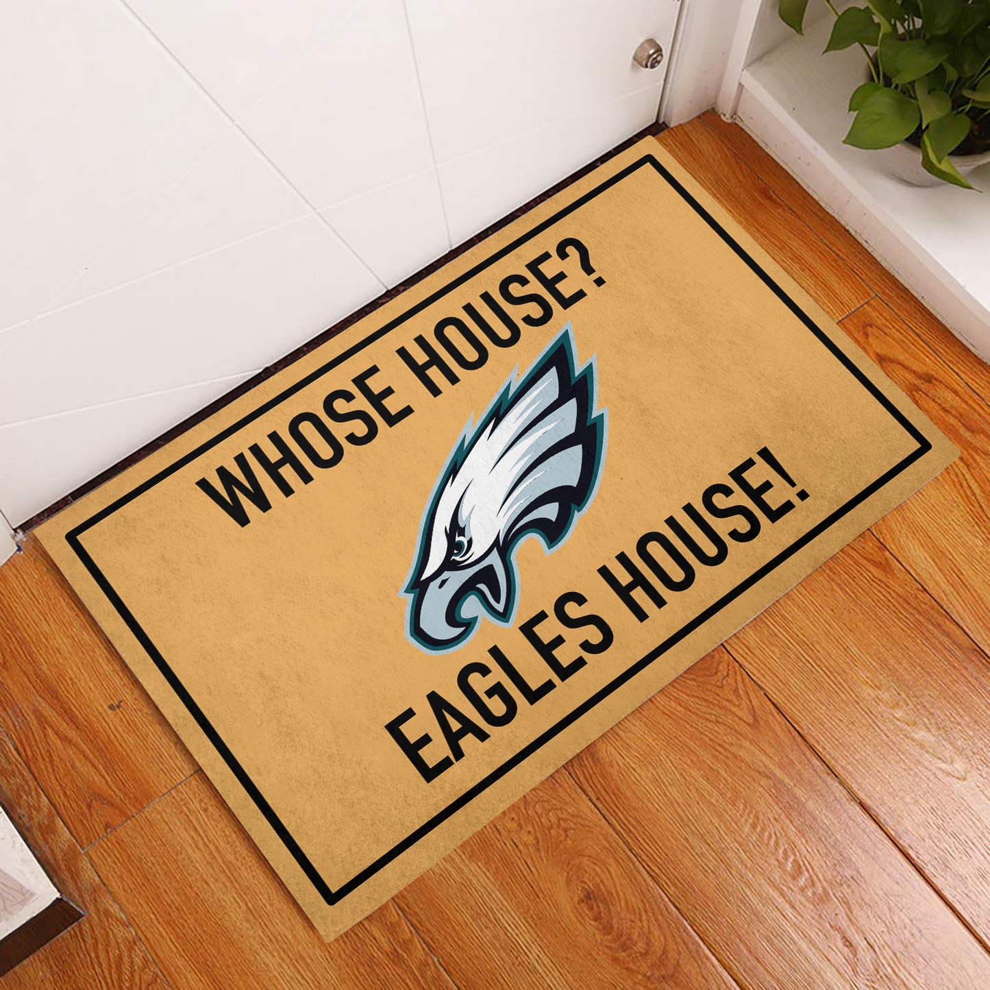 Whose House - Philadelphia Football Anti-Slip Rubber Doormat