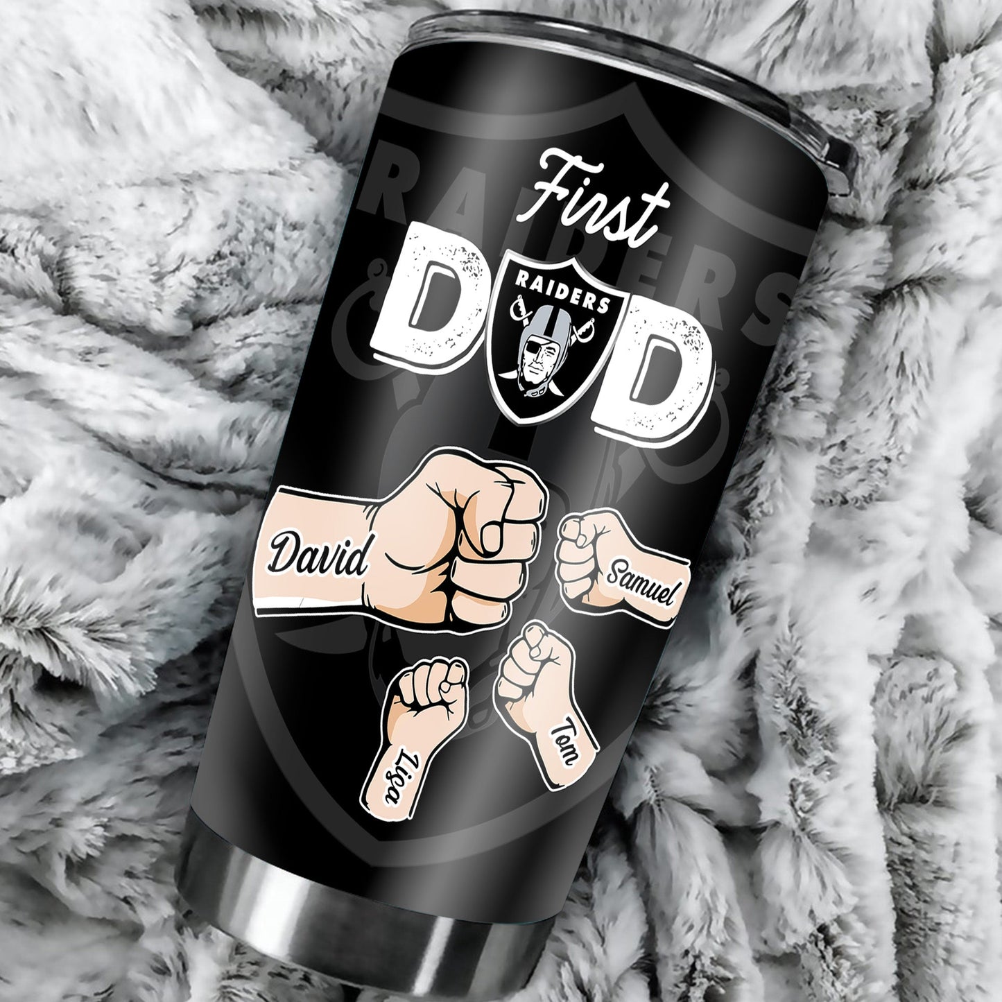 First Dad Now Grandpa Stainless Steel Tumbler - LVGRD