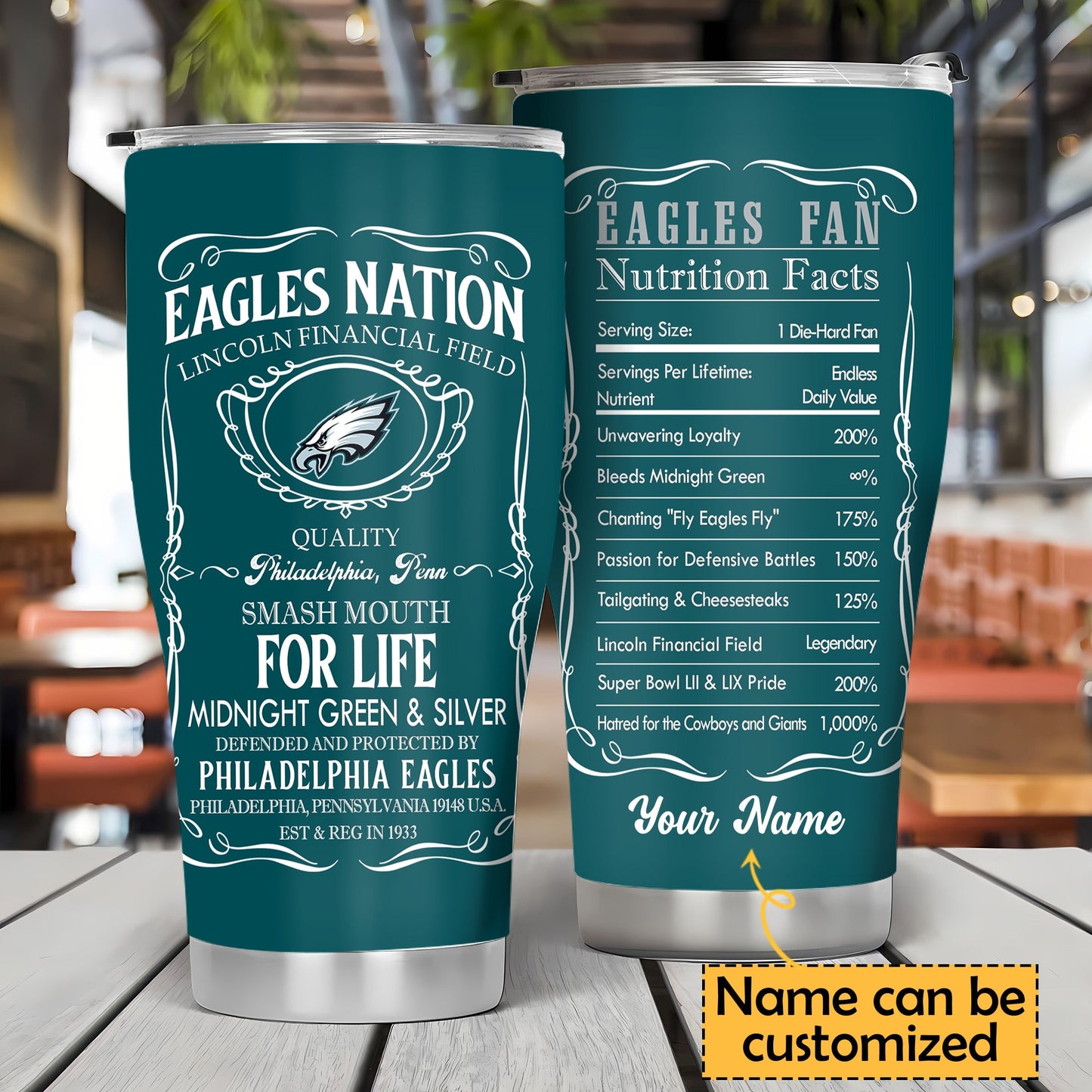 Fan Nation Stainless Steel Tumbler -PLDPEG