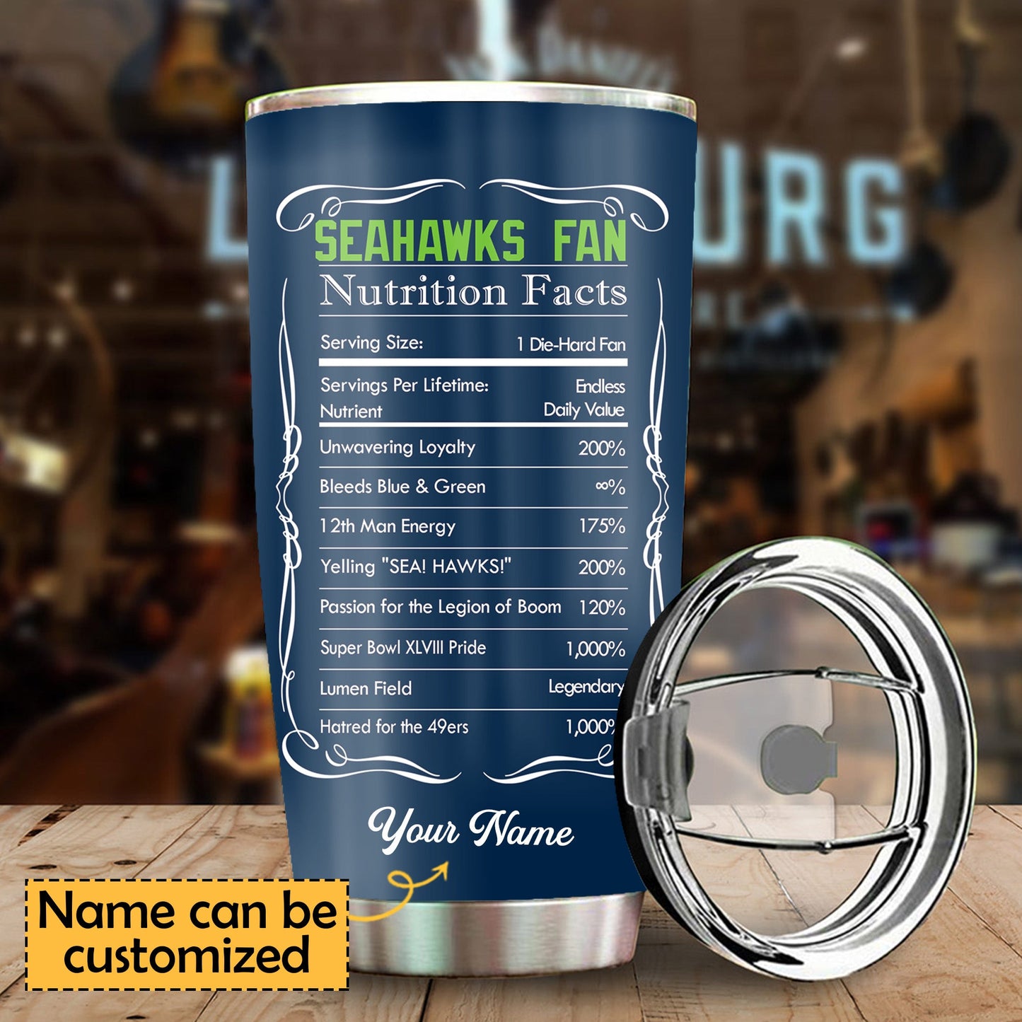 Fan Nation Stainless Steel Tumbler -SSH