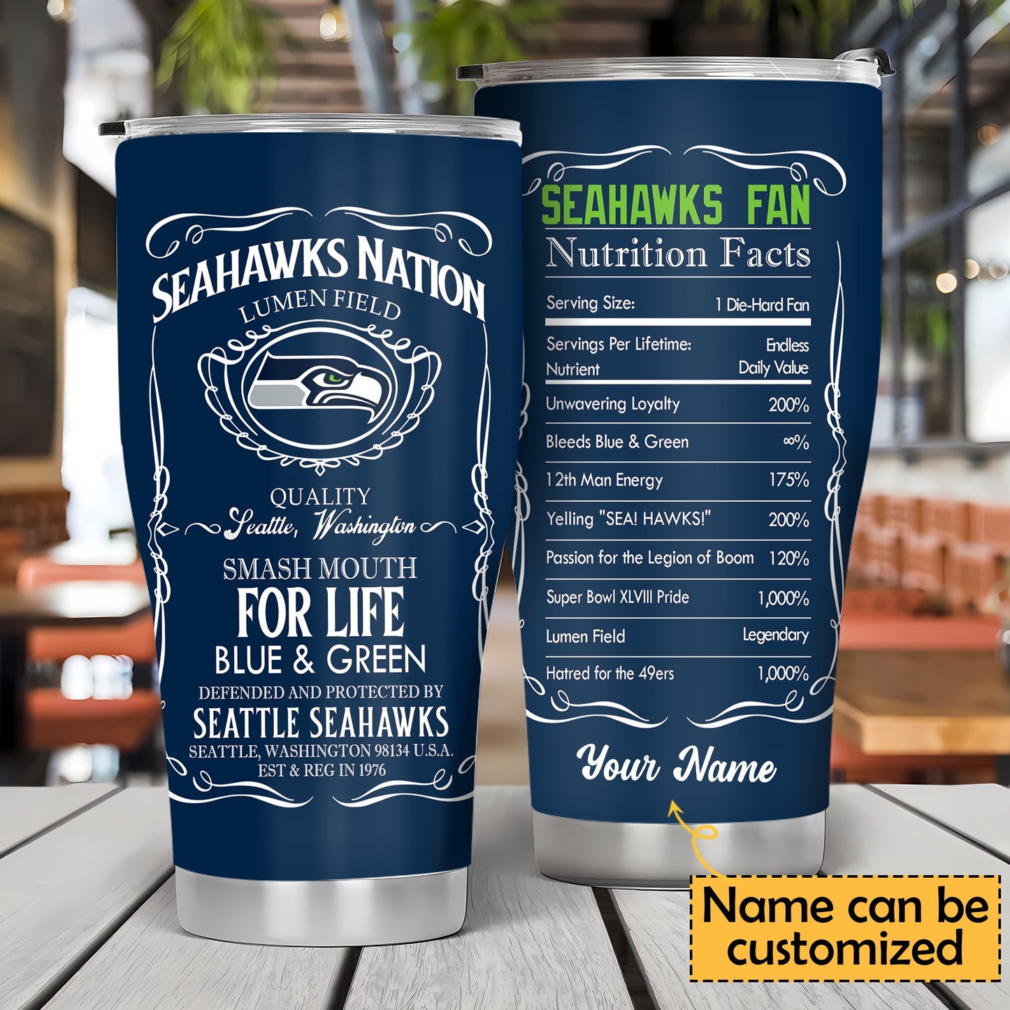 Fan Nation Stainless Steel Tumbler -SSH