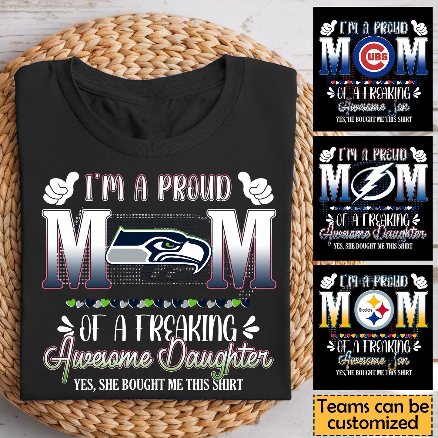 I'm A Proud Mom- Customized Shirt