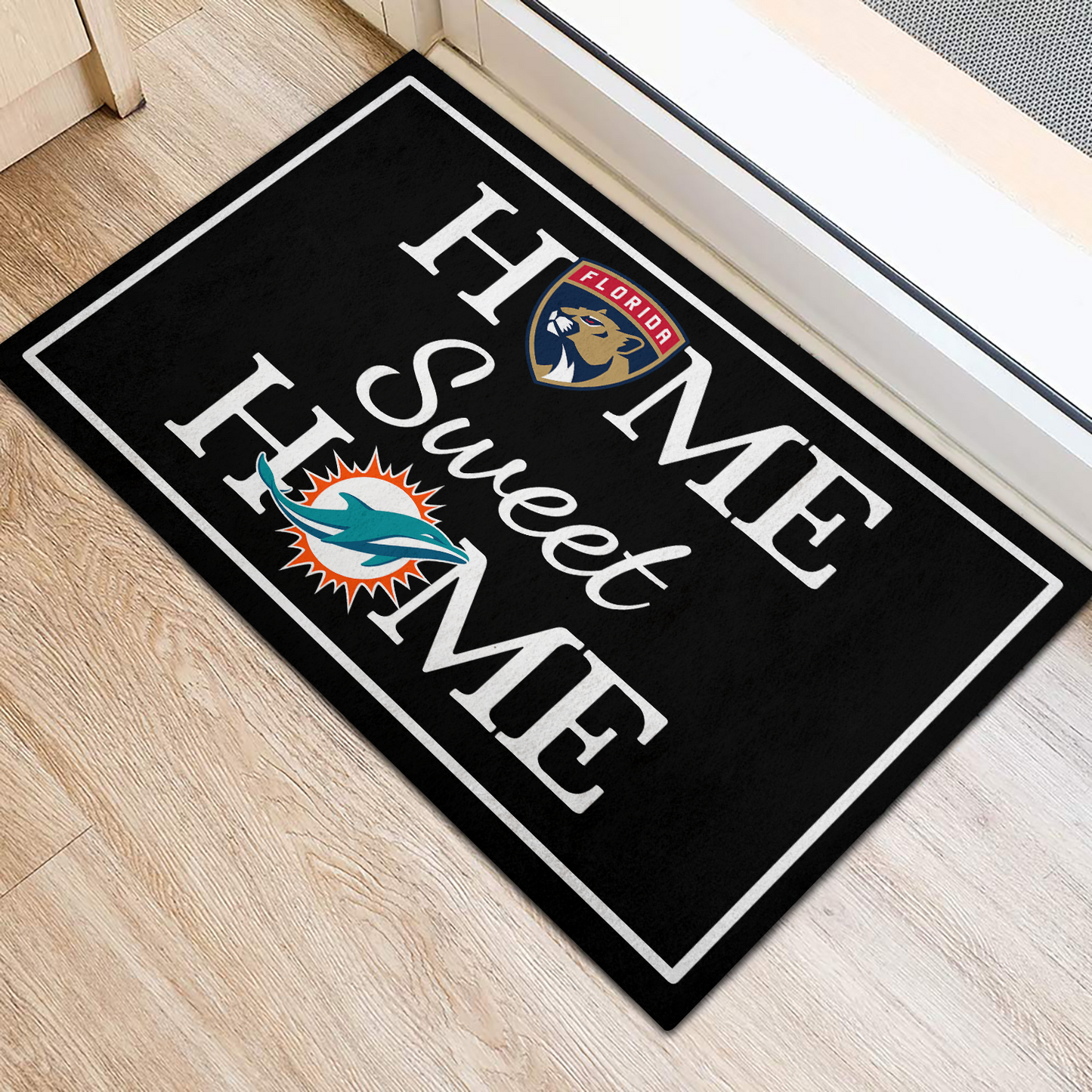 Home Sweet Home - Miami DP And Florida PT - Anti Slip Indoor Doormat