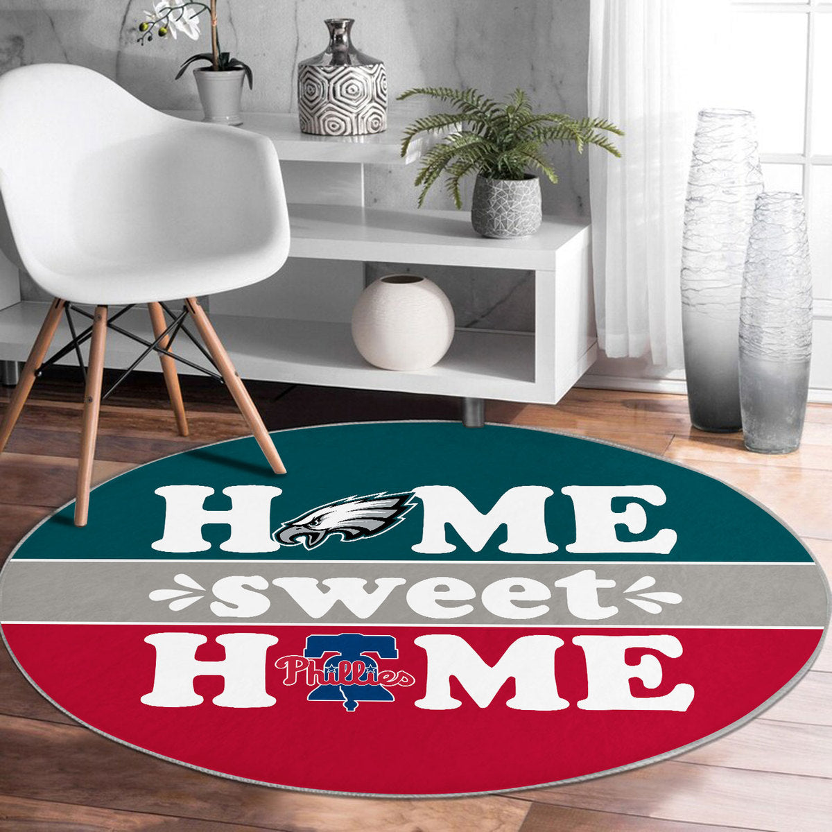 Home Sweet Home Rug - Round Rug - PLDPA