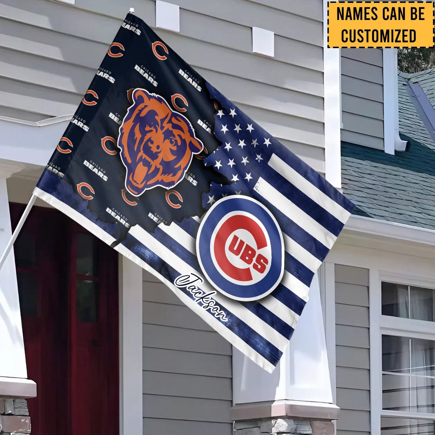 Chicago House Flag - Customized House Flag