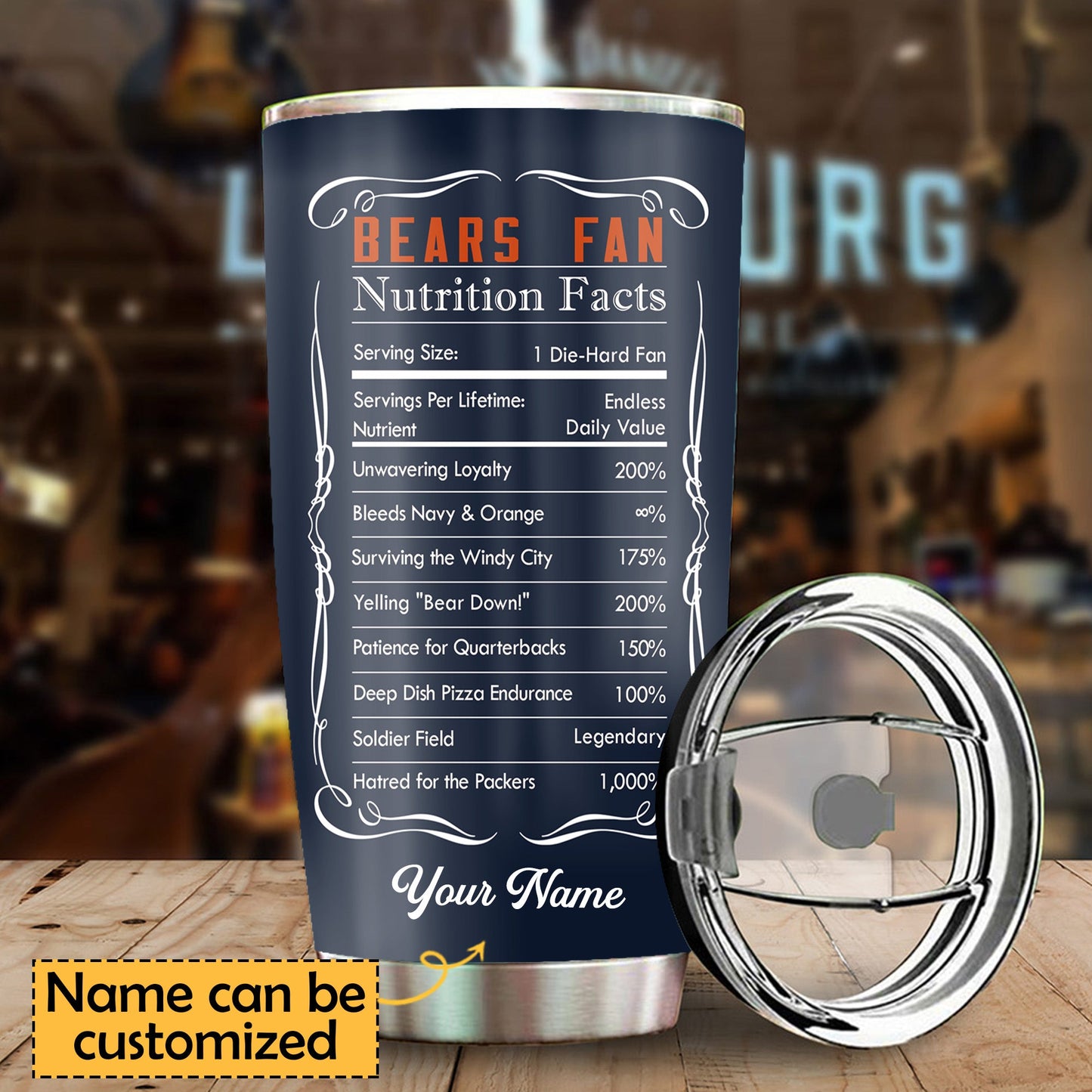 Fan Nation Stainless Steel Tumbler -CCB