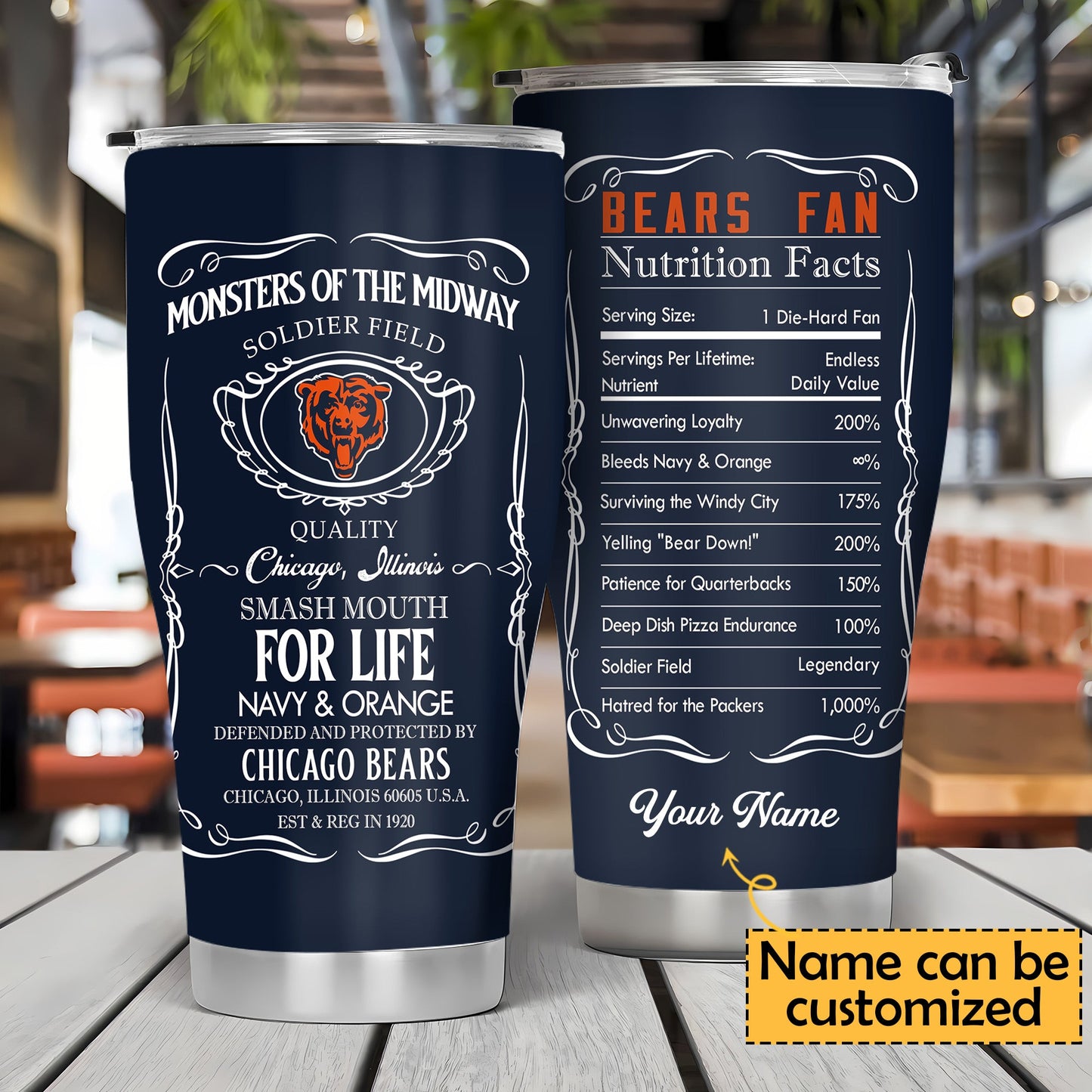 Fan Nation Stainless Steel Tumbler -CCB