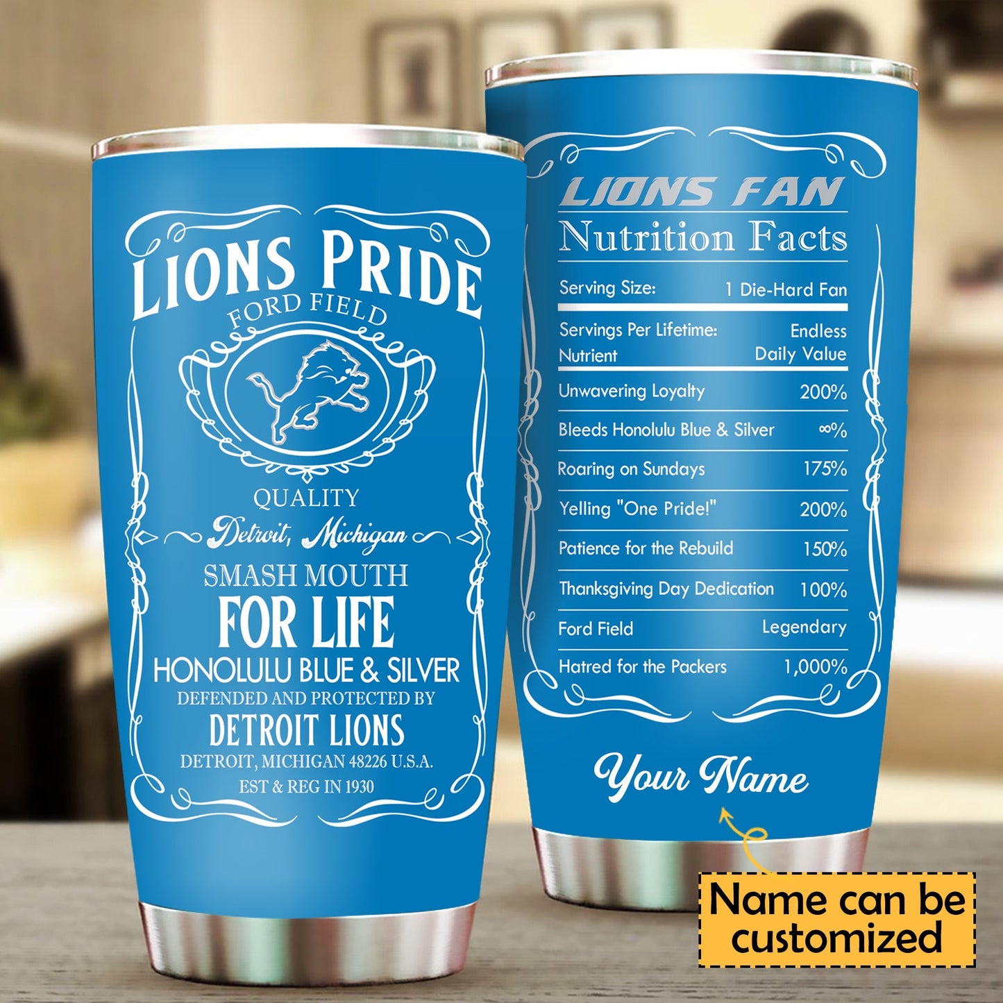 Fan Nation Stainless Steel Tumbler -DTL