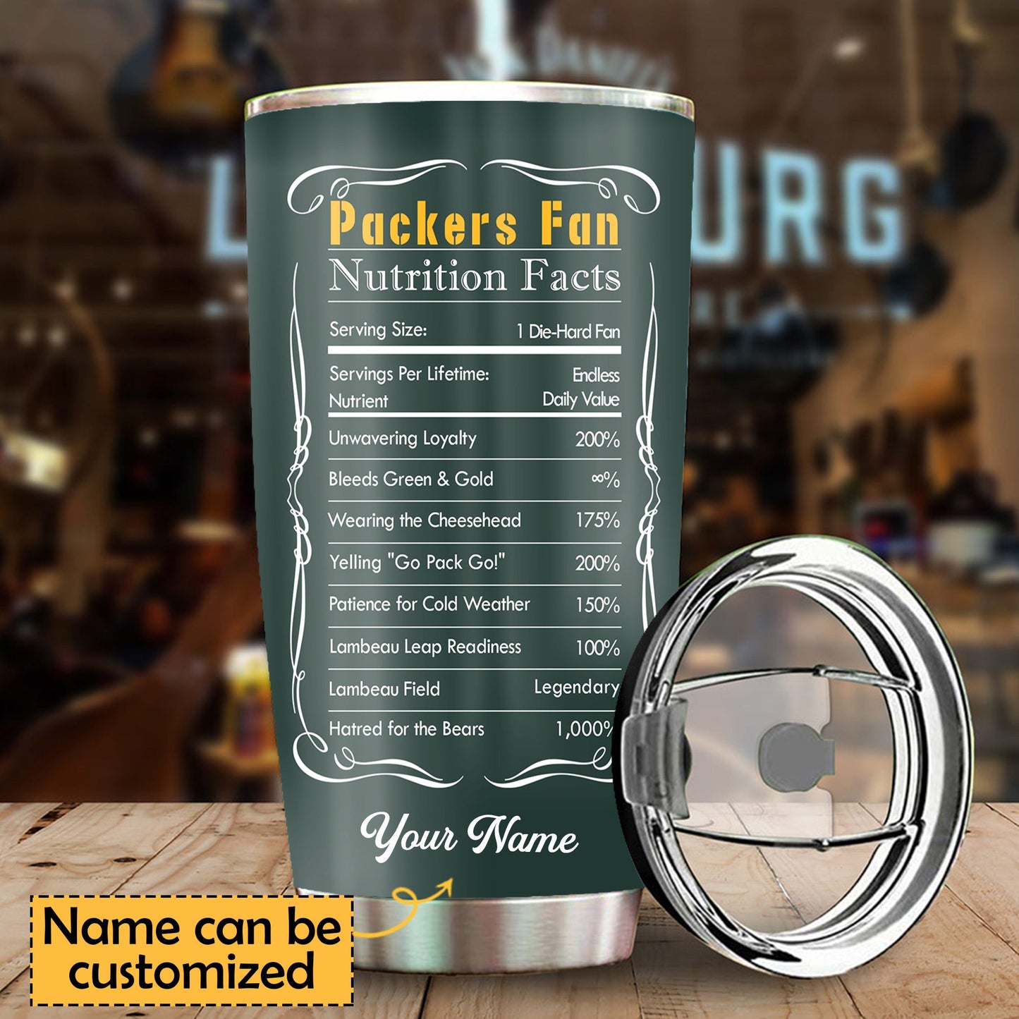 Fan Nation Stainless Steel Tumbler -GBP