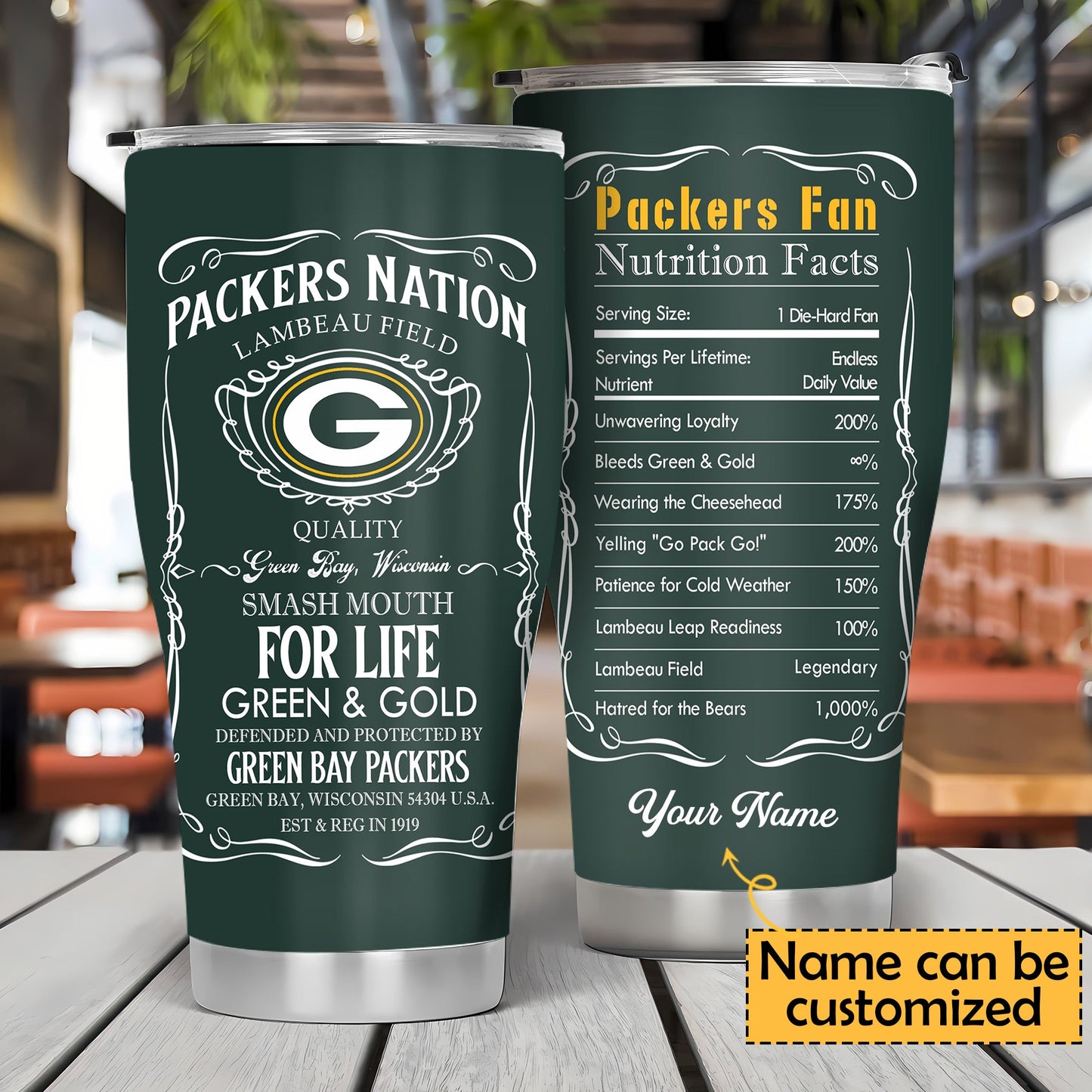 Fan Nation Stainless Steel Tumbler -GBP