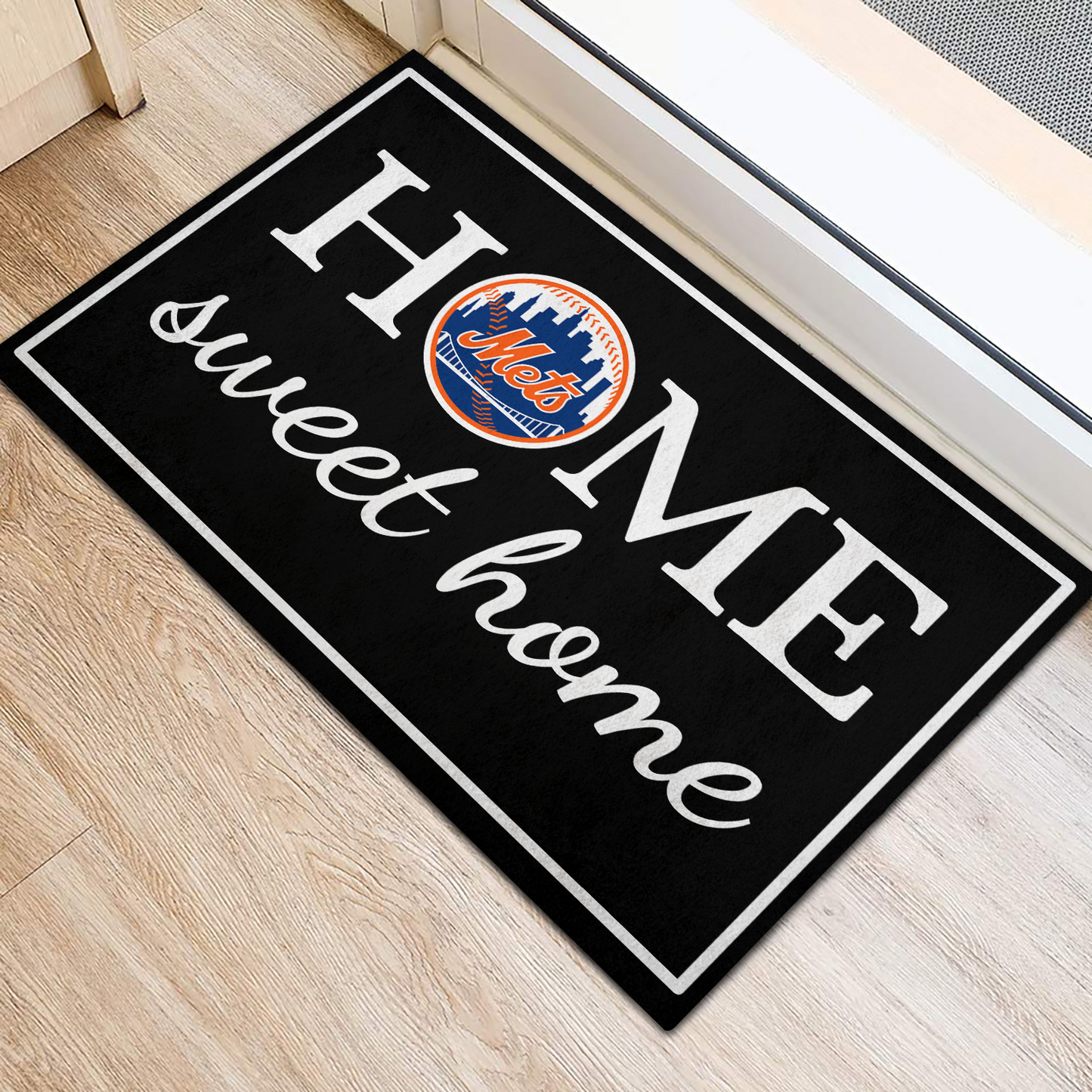 Home Sweet Home - New York M Baseball - Anti Slip Indoor Doormat