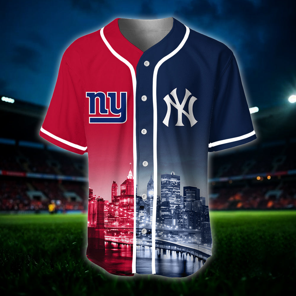 New York Baseball Jersey - Customized Jersey - GIYK