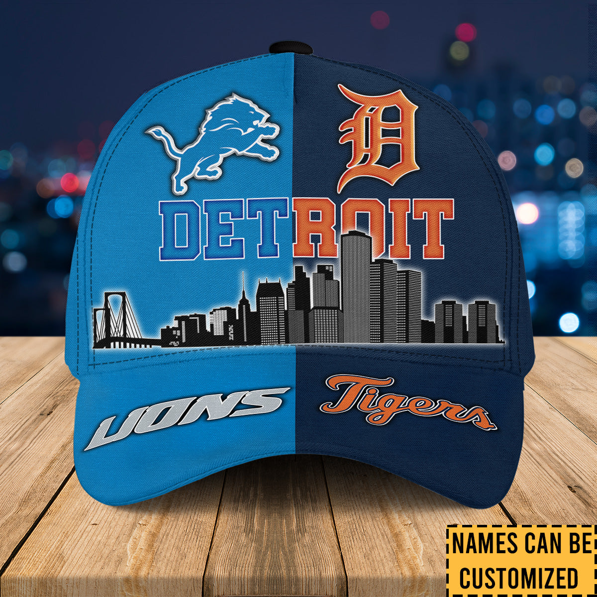 Detroit Skyline Classic Cap - Customized Classic Cap - DTL DTTG
