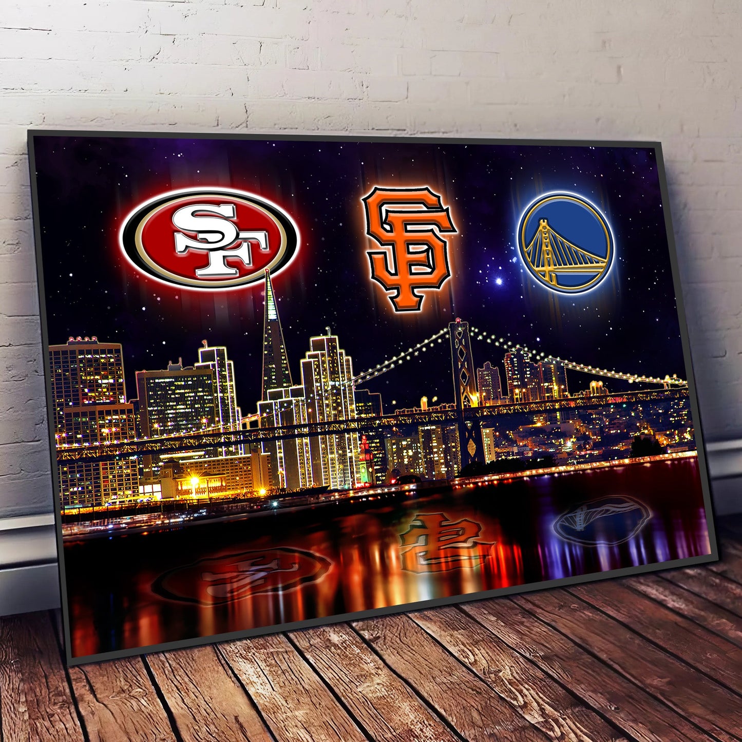 San Francisco Skyline Unframed Poster, Wall Art