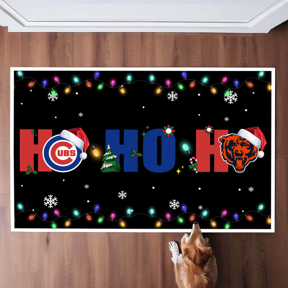 Ho Ho Ho Doormat - Anti Slip Indoor Doormat - CCGC, CCGB