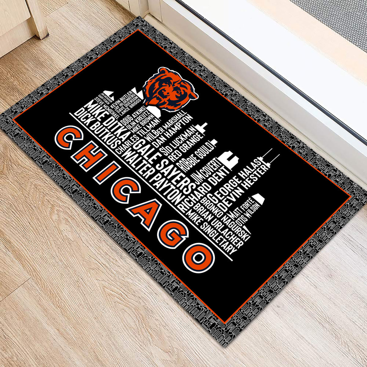 Chicago Skyline - Anti Slip Indoor Doormat