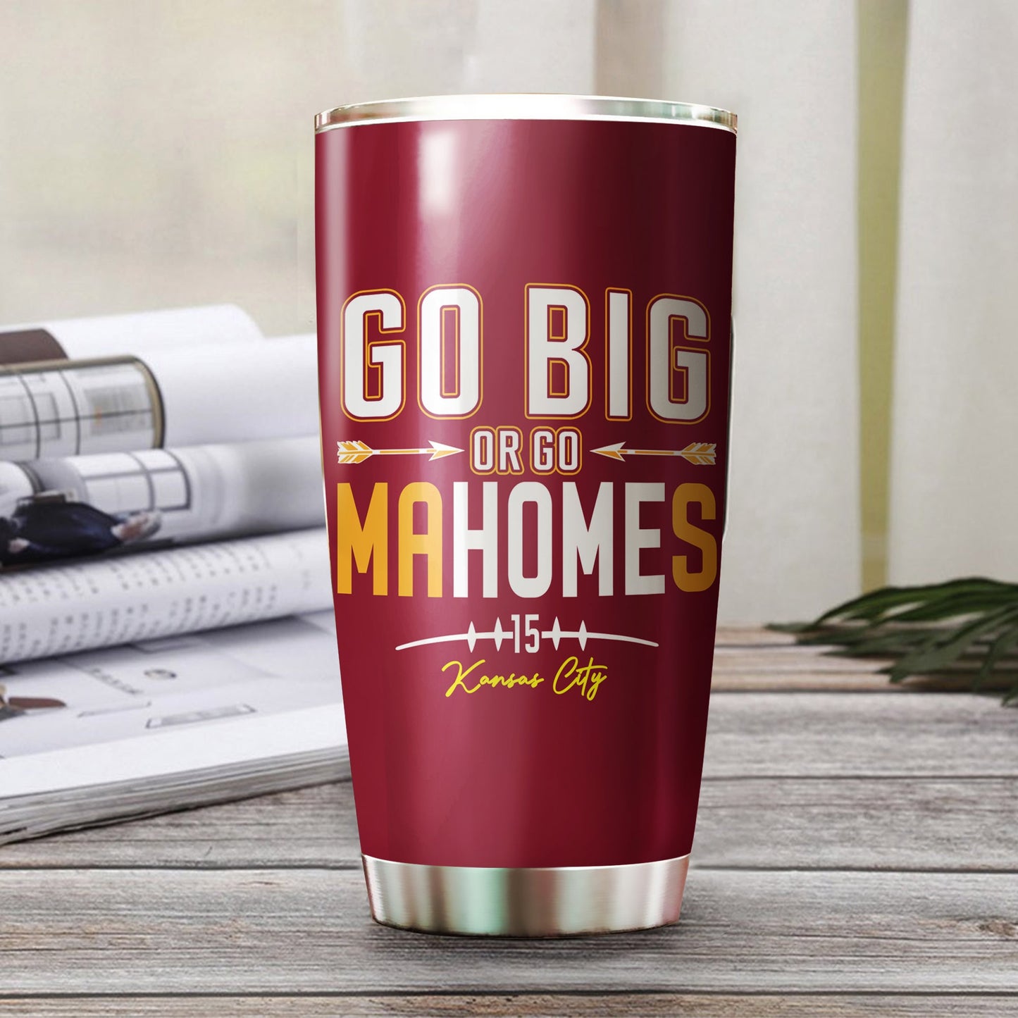 Patrick Mahomes Tumbler - Go Big Or Go Mahomes