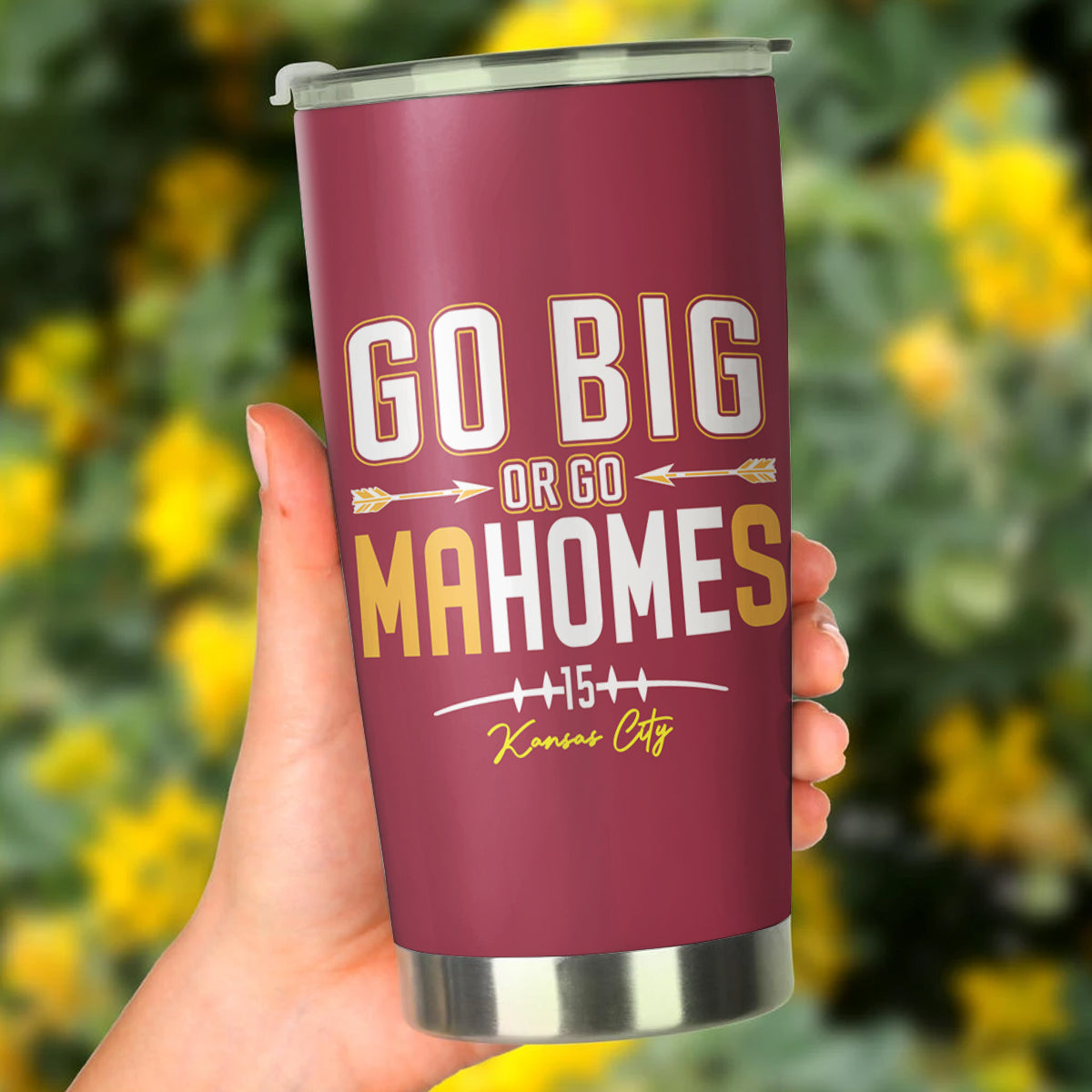 Patrick Mahomes Tumbler - Go Big Or Go Mahomes