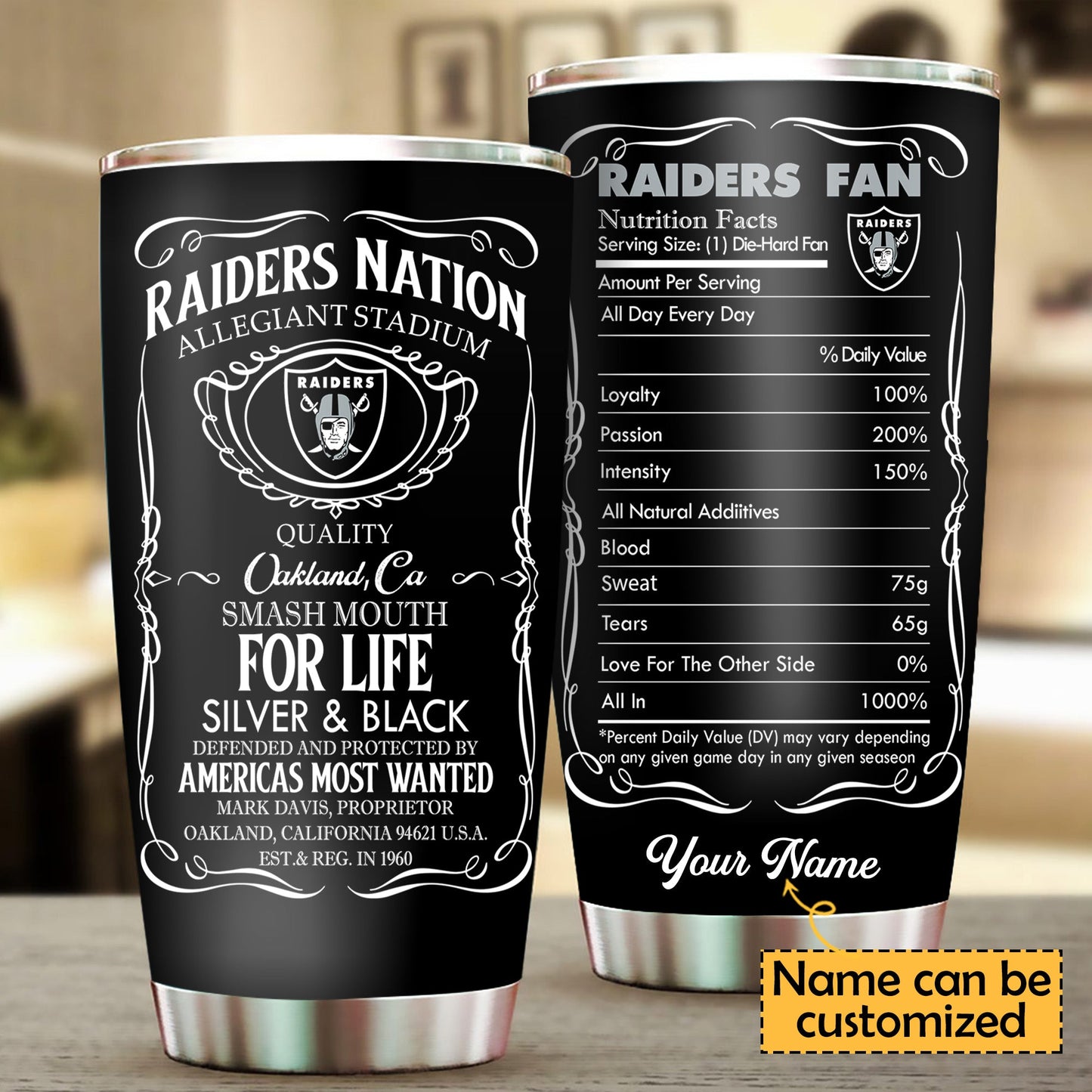 Fan Nation Stainless Steel Tumbler -OLRD