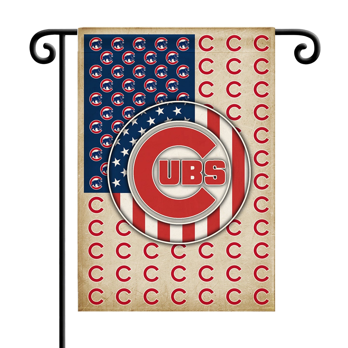 Patriotic 4th of July American Garden Flag - CCC