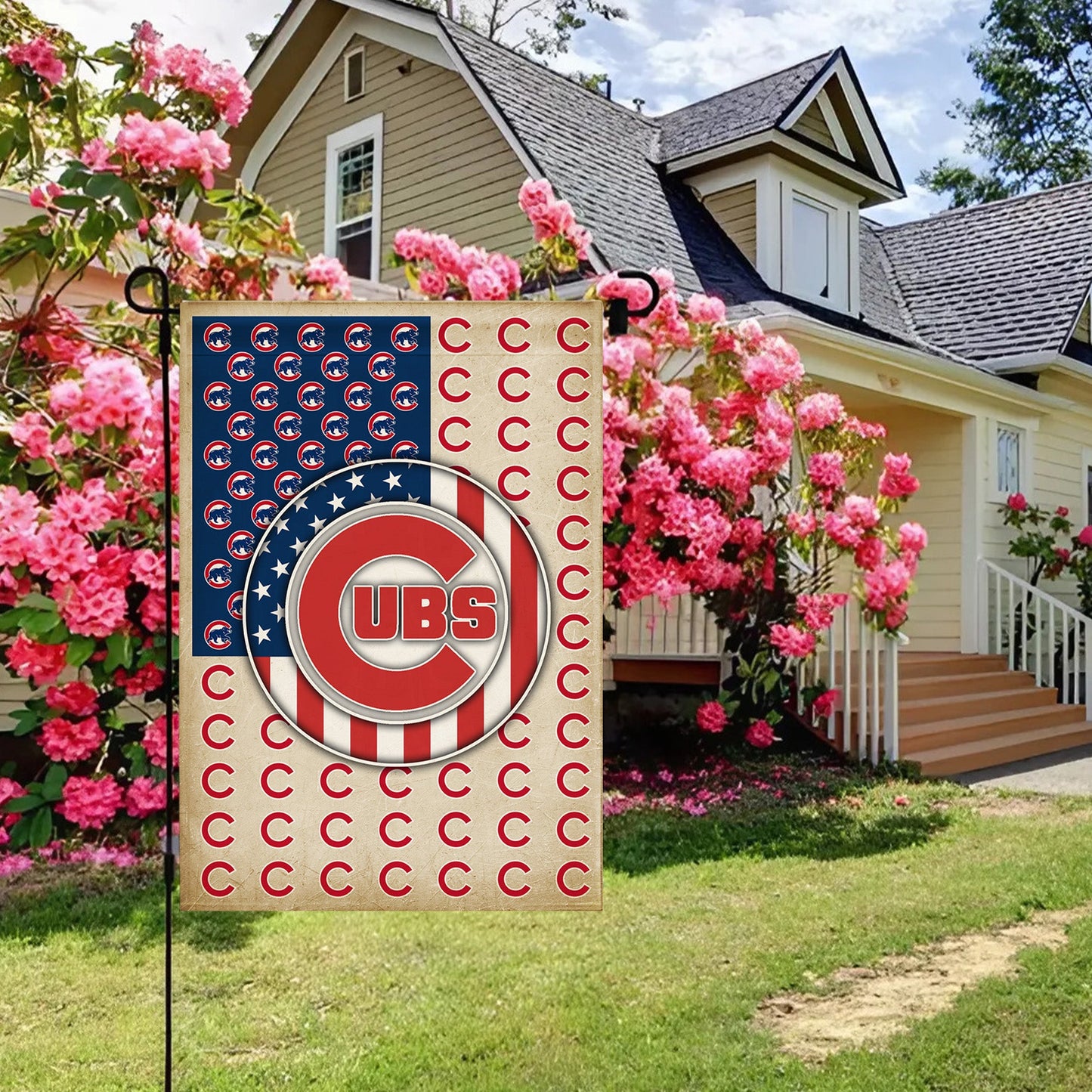 Patriotic 4th of July American Garden Flag - CCC