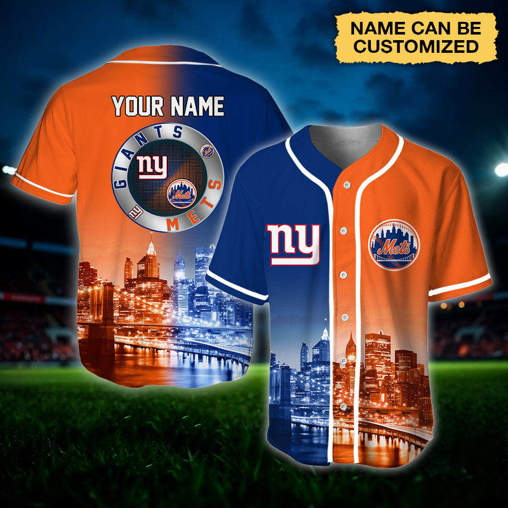 New York Baseball Jersey - Customized Jersey - GIM