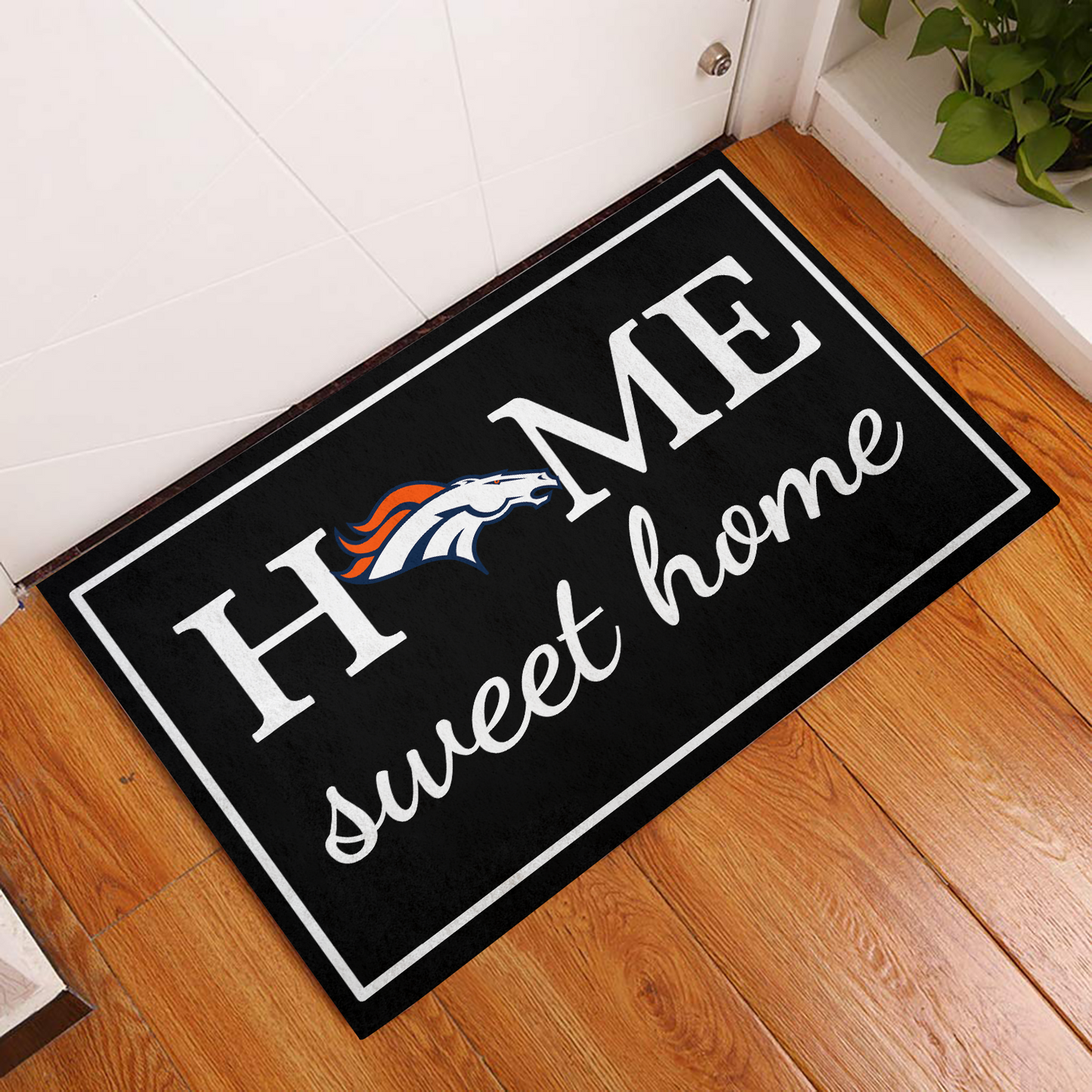 Home Sweet Home - Denver BR Football - Anti Slip Indoor Doormat