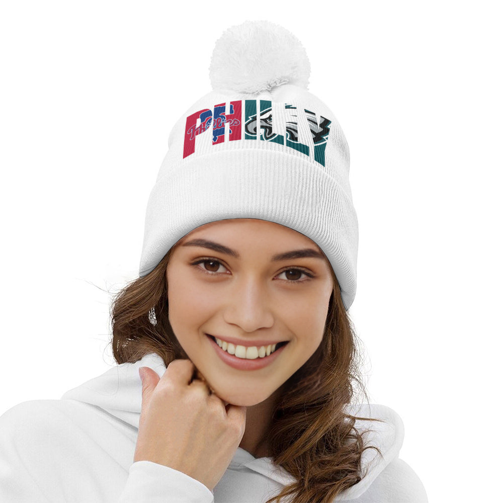 Philly Bobble Knit Beanie