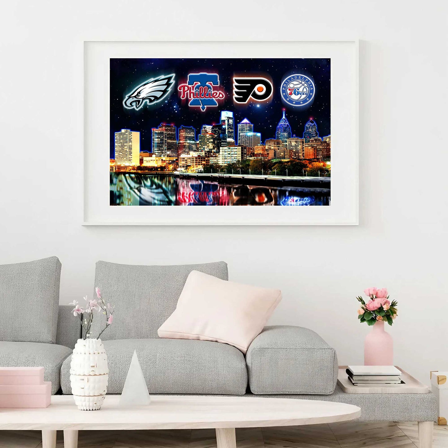 Philadelphia Skyline Unframed Poster, Wall Art