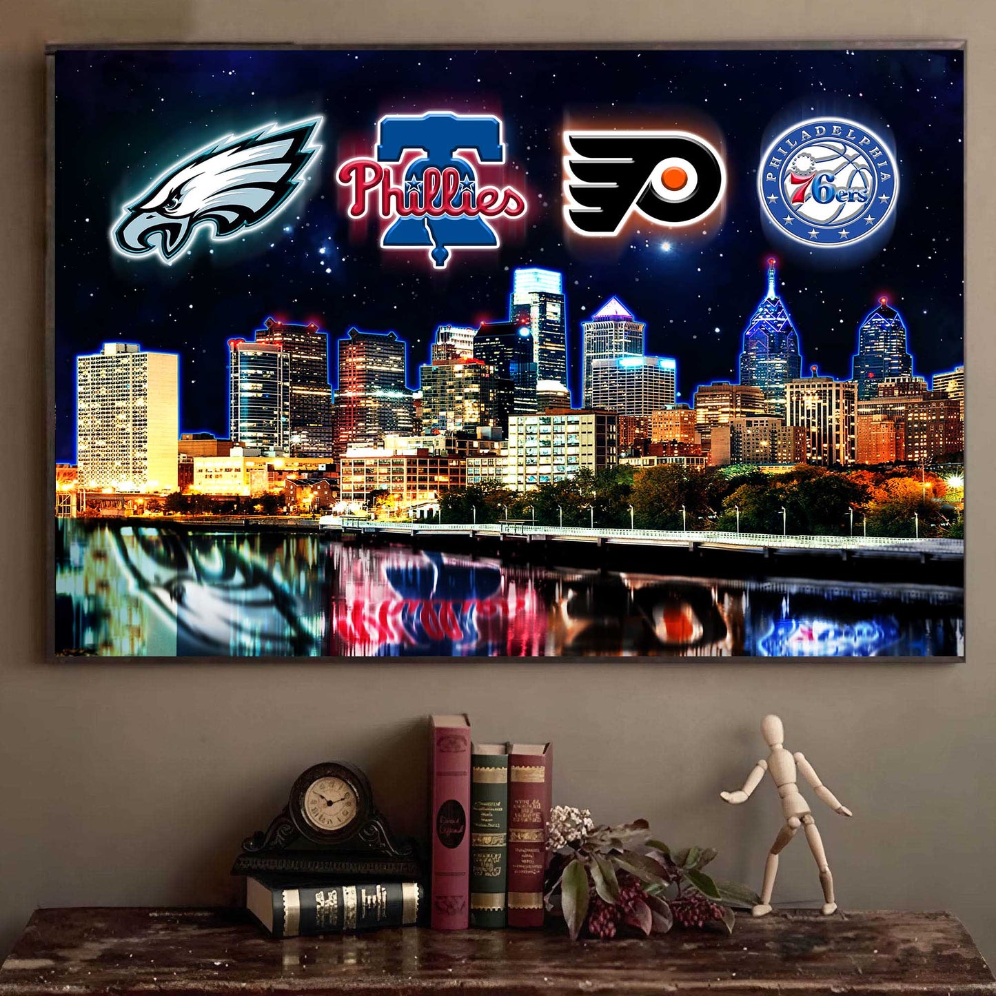 Philadelphia Skyline Unframed Poster, Wall Art