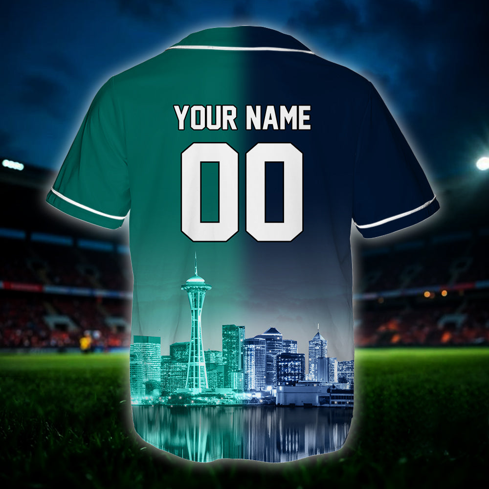 Seattle Baseball Jersey - Customized Jersey - SHMR