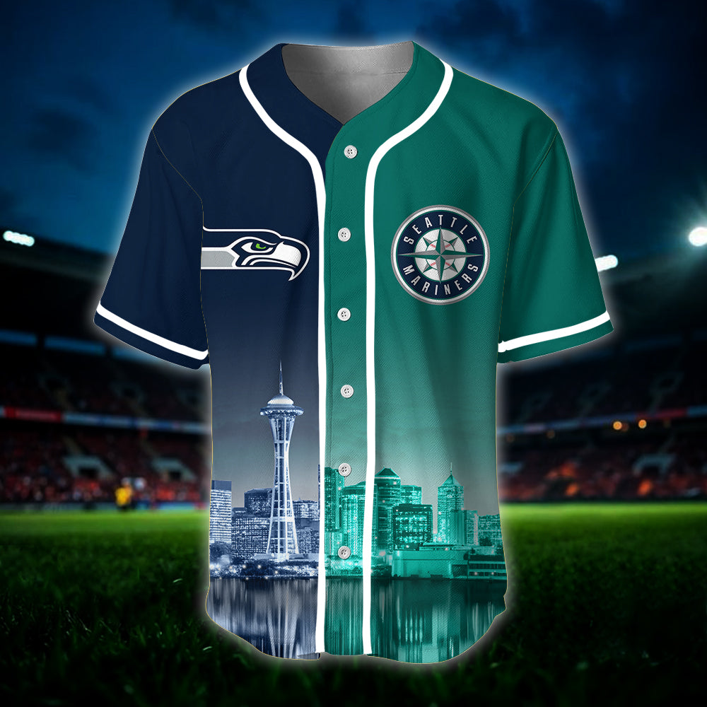 Seattle Baseball Jersey - Customized Jersey - SHMR
