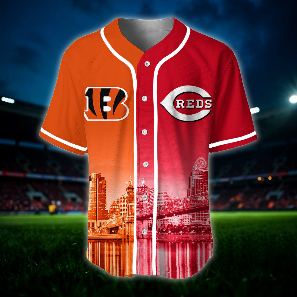 Cincinnati Baseball Jersey - Customized Jersey - BGR