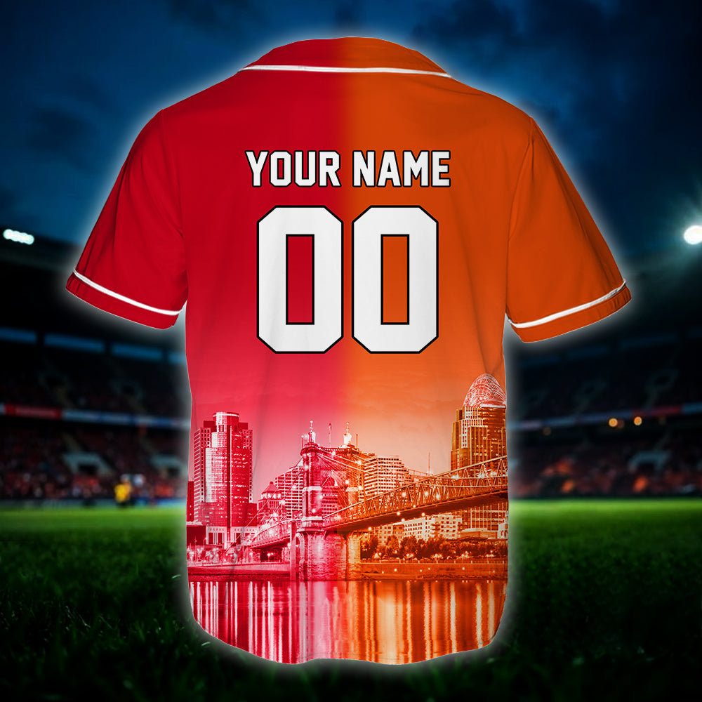 Cincinnati Baseball Jersey - Customized Jersey - BGR