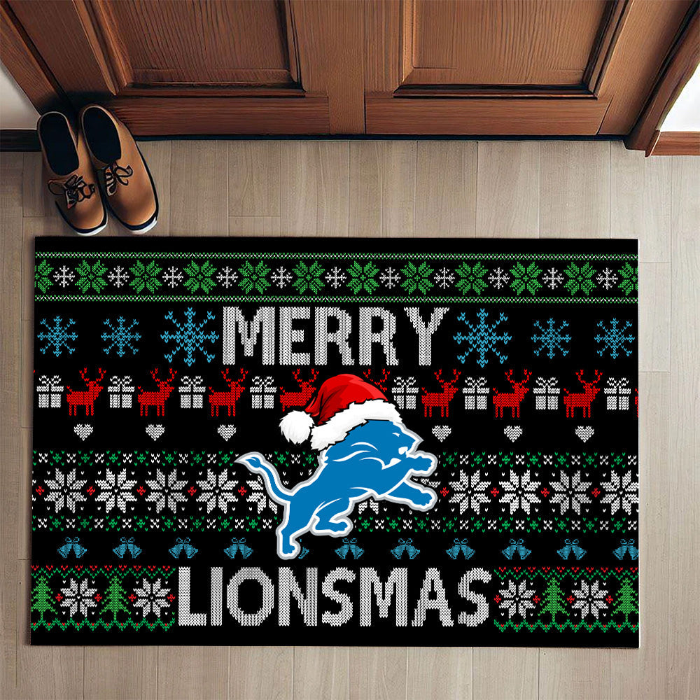 Merry Xmas Doormat - Anti Slip Indoor Doormat - DTLO