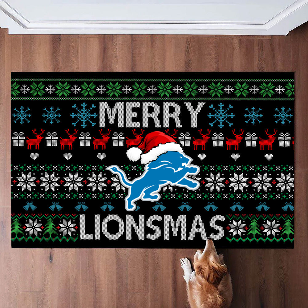 Merry Xmas Doormat - Anti Slip Indoor Doormat - DTLO