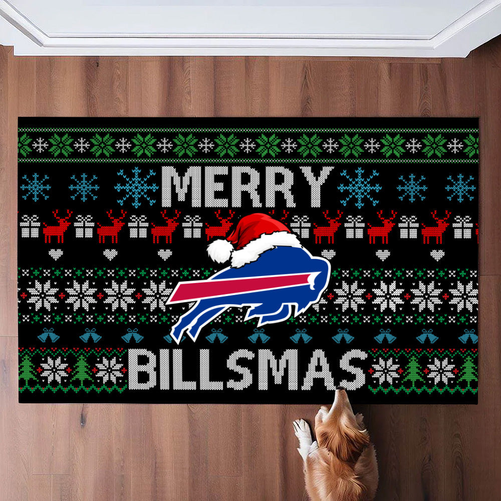 Merry Xmas Doormat - Anti Slip Indoor Doormat - BFLB